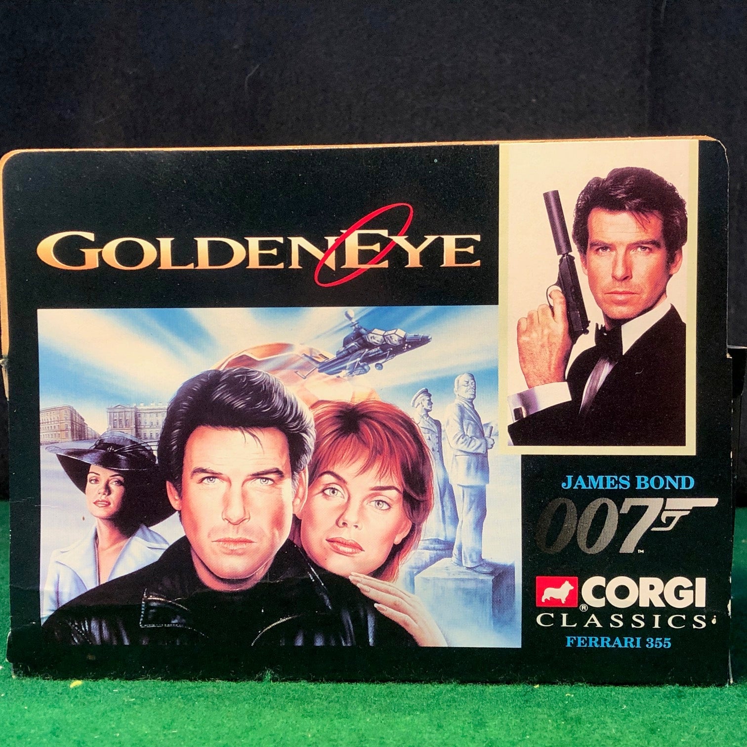 Ferrari F355 GTS 007 James Bond GoldenEye by Corgi Toys 1:43