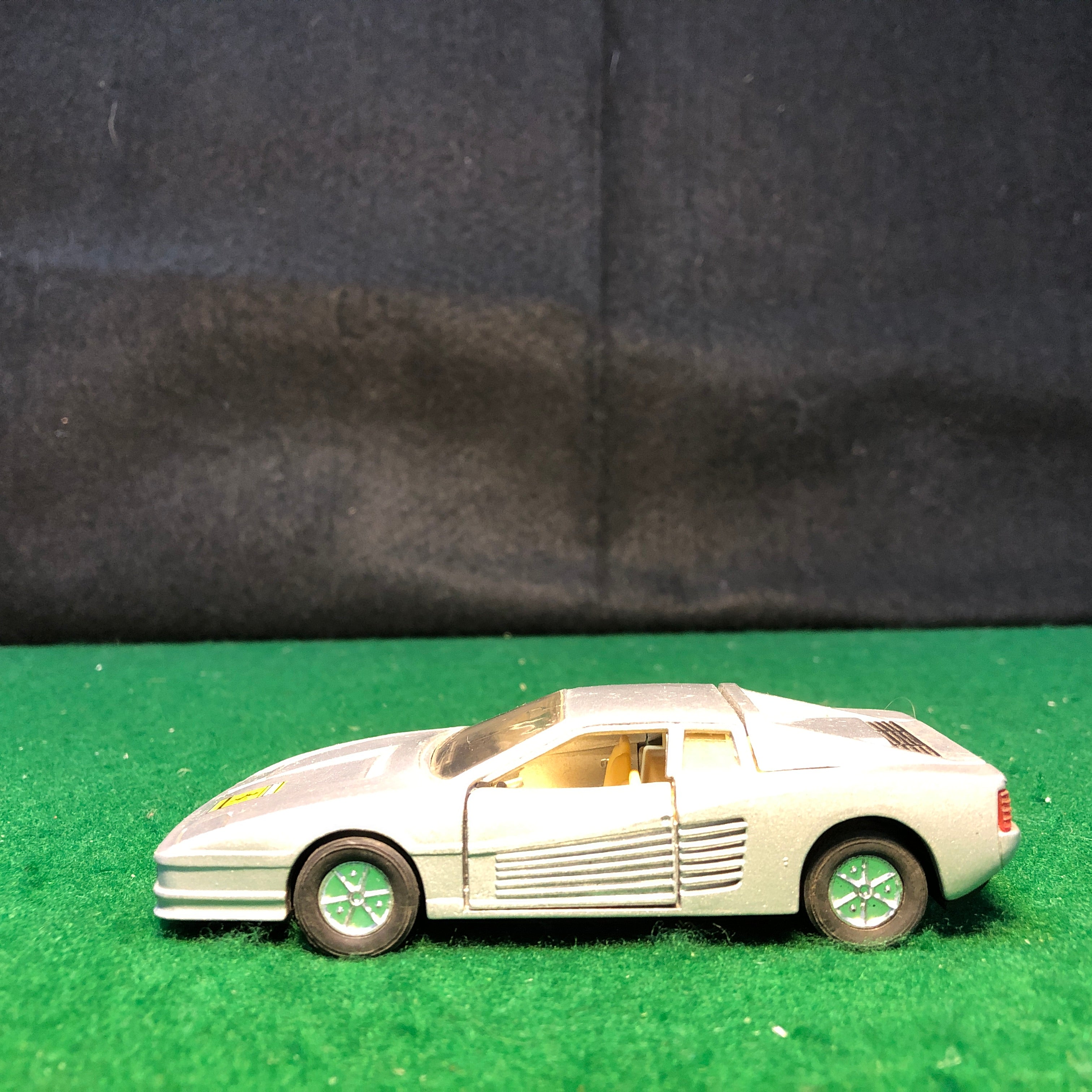 Ferrari Testarossa Gray Motorized 1:39 (SS-913)(No box) - Petrolicious