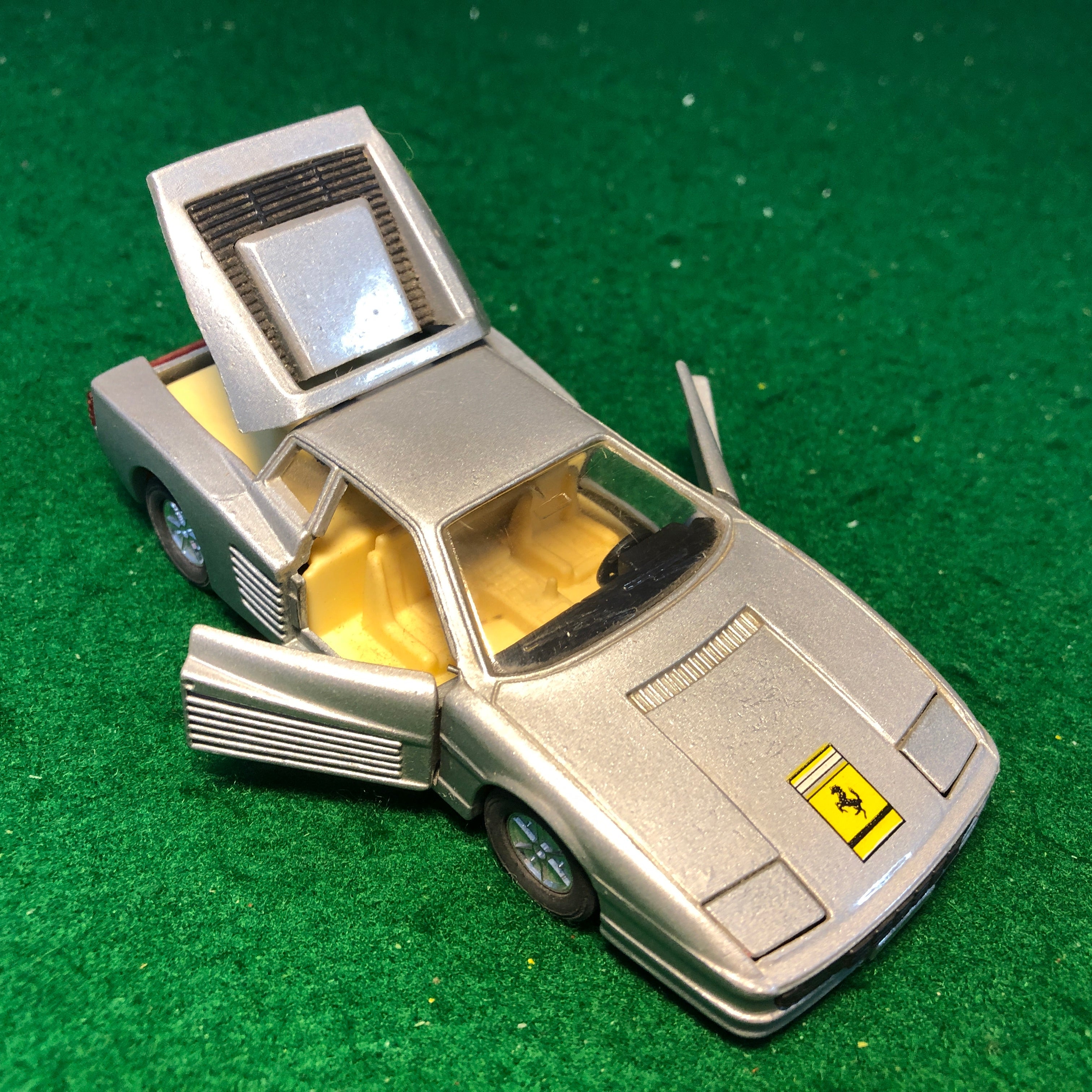 Ferrari Testarossa Gray Motorized 1:39 (SS-913)(No box) - Petrolicious