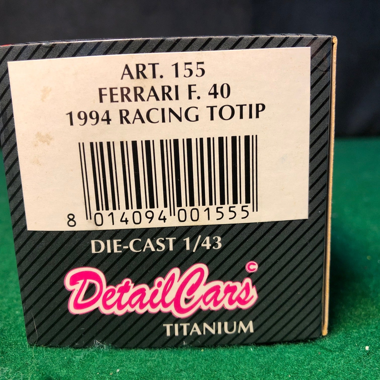 Ferrari F40 GT – Miniature DetailCars – échelle 1/43 – Occasion, Boîte Abîmée