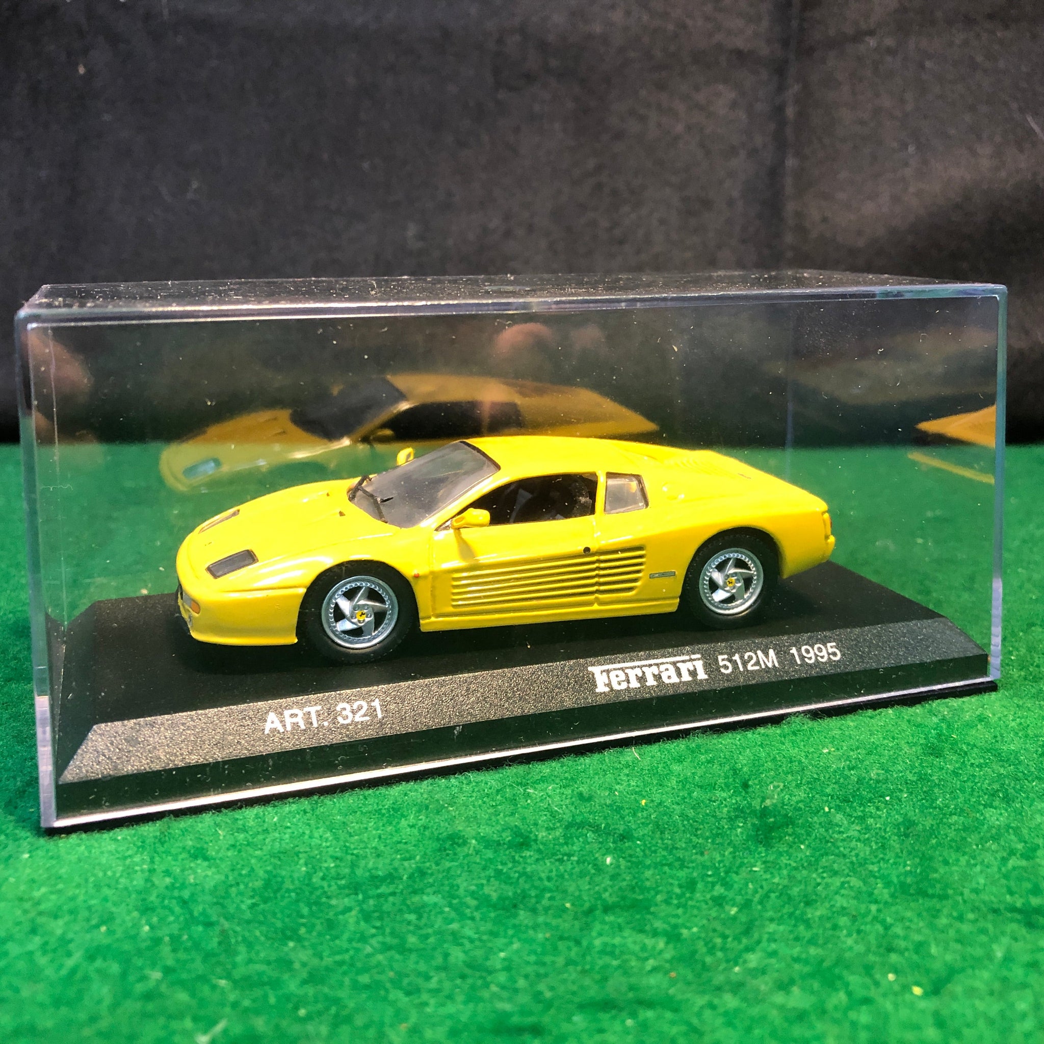 Detail 1/43 Ferrari 512M 1995 Jaune – Miniature De Collection En Diecast (occasion)