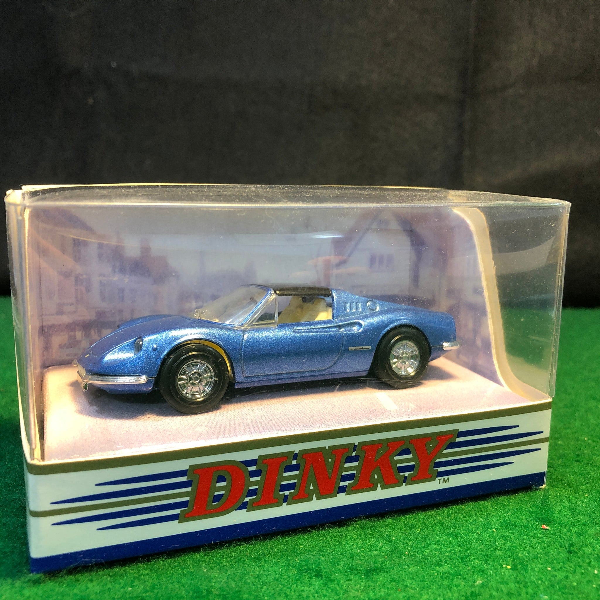 Ferrari 246 Dino GTS Metallic Blue by Dinky / Meccano 1:43 (DY24)
