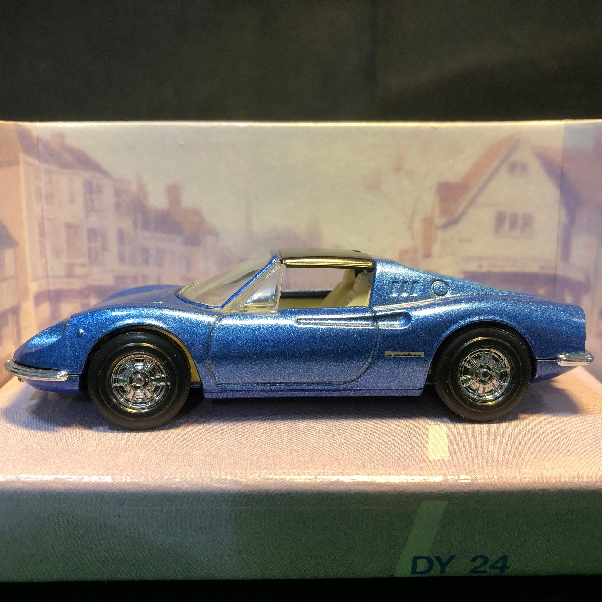 Ferrari 246 Dino GTS Metallic Blue by Dinky / Meccano 1:43 (DY24)