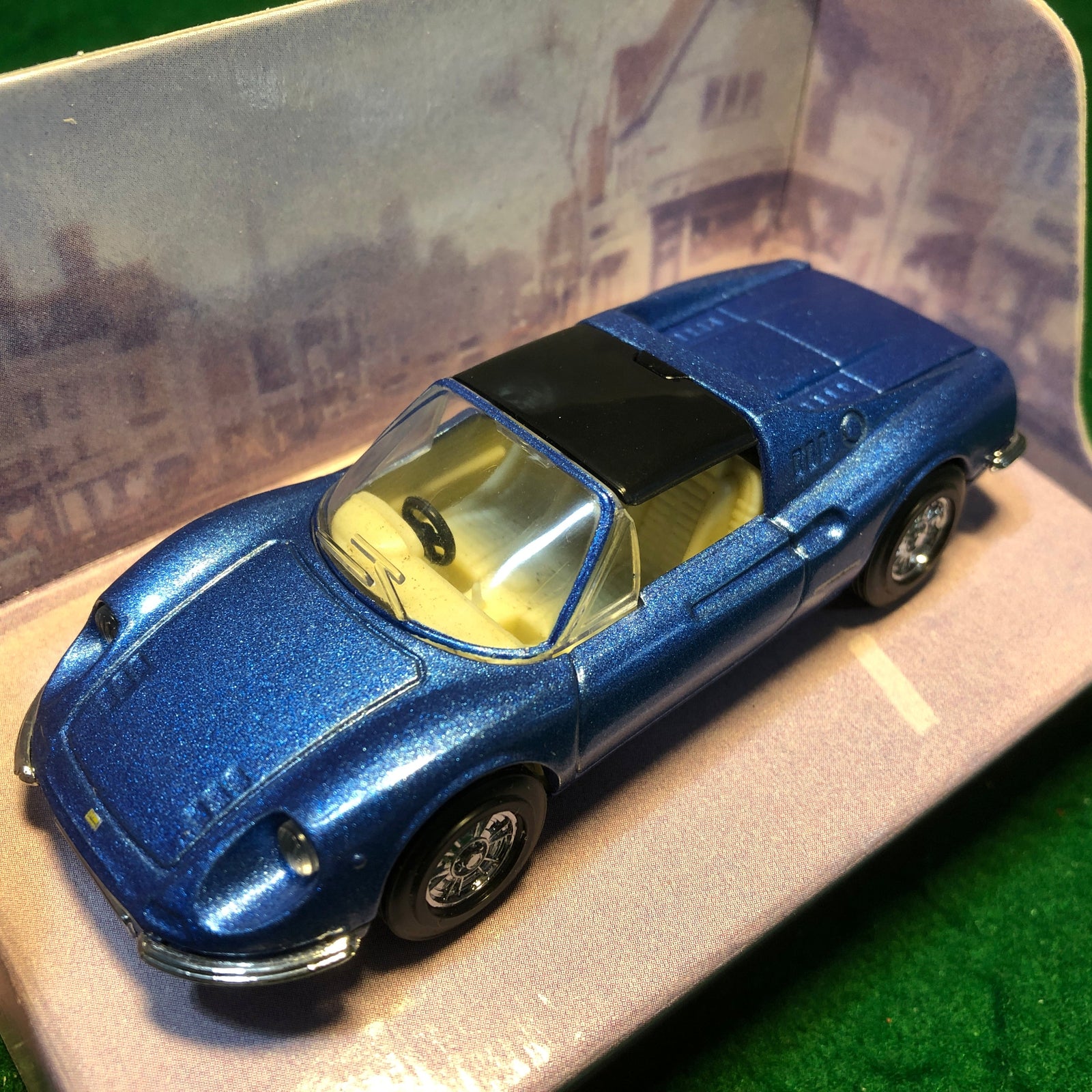 Ferrari 246 Dino GTS Metallic Blue by Dinky / Meccano 1:43 (DY24)