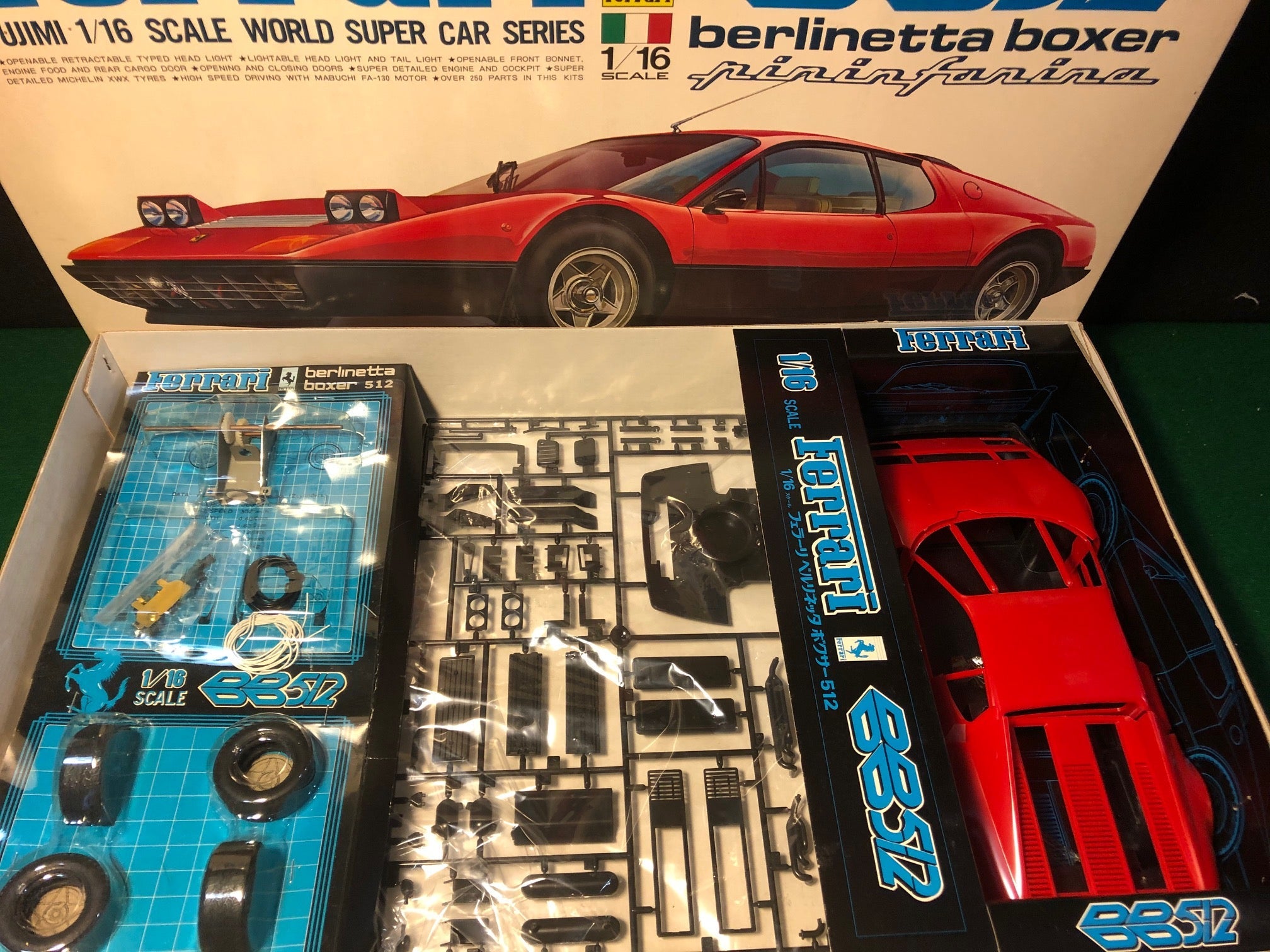 Ferrari BB512 Motorizable Kit by Fujimi 1:16 (RC103) - Petrolicious