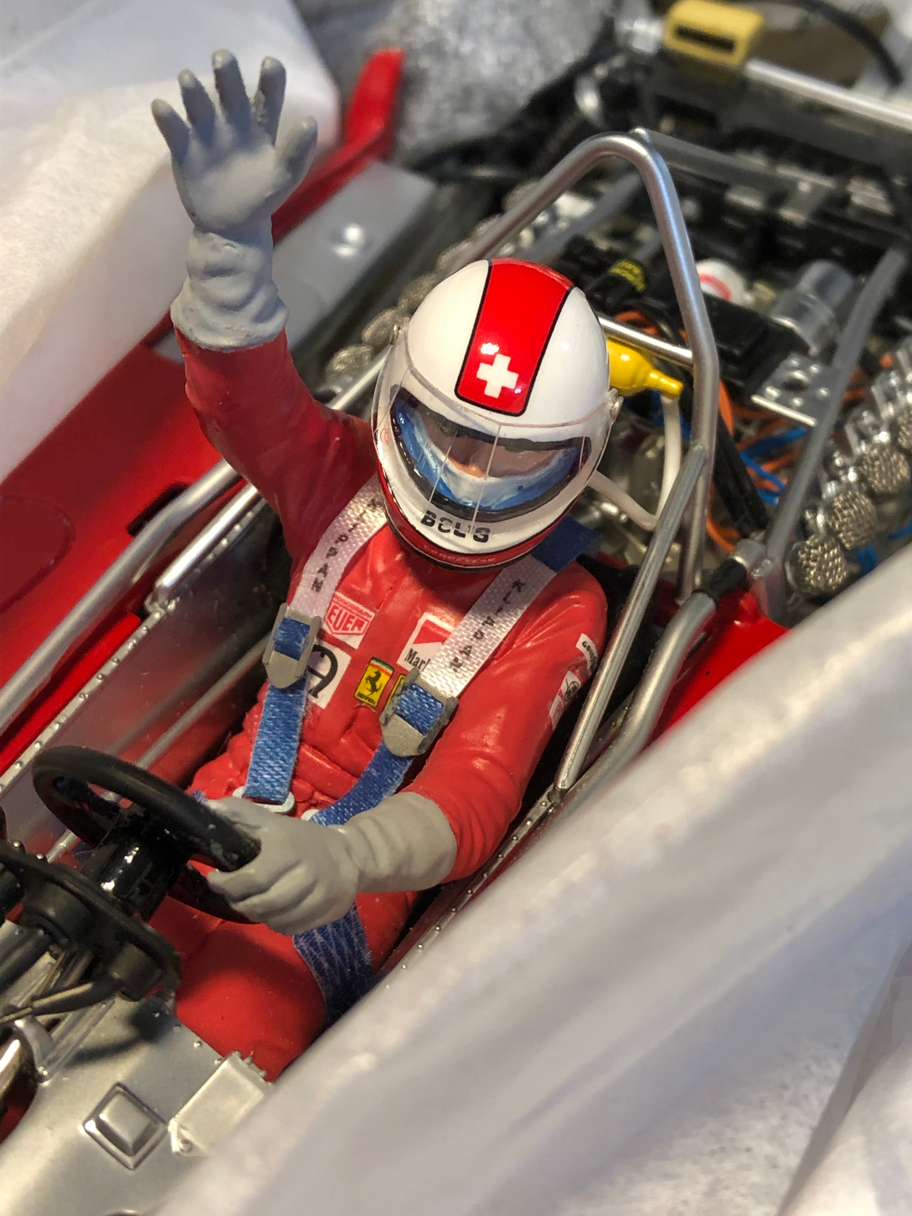 1975 Ferrari 312T Clay Regazzoni w/Driver by Exoto 1:18 (97051