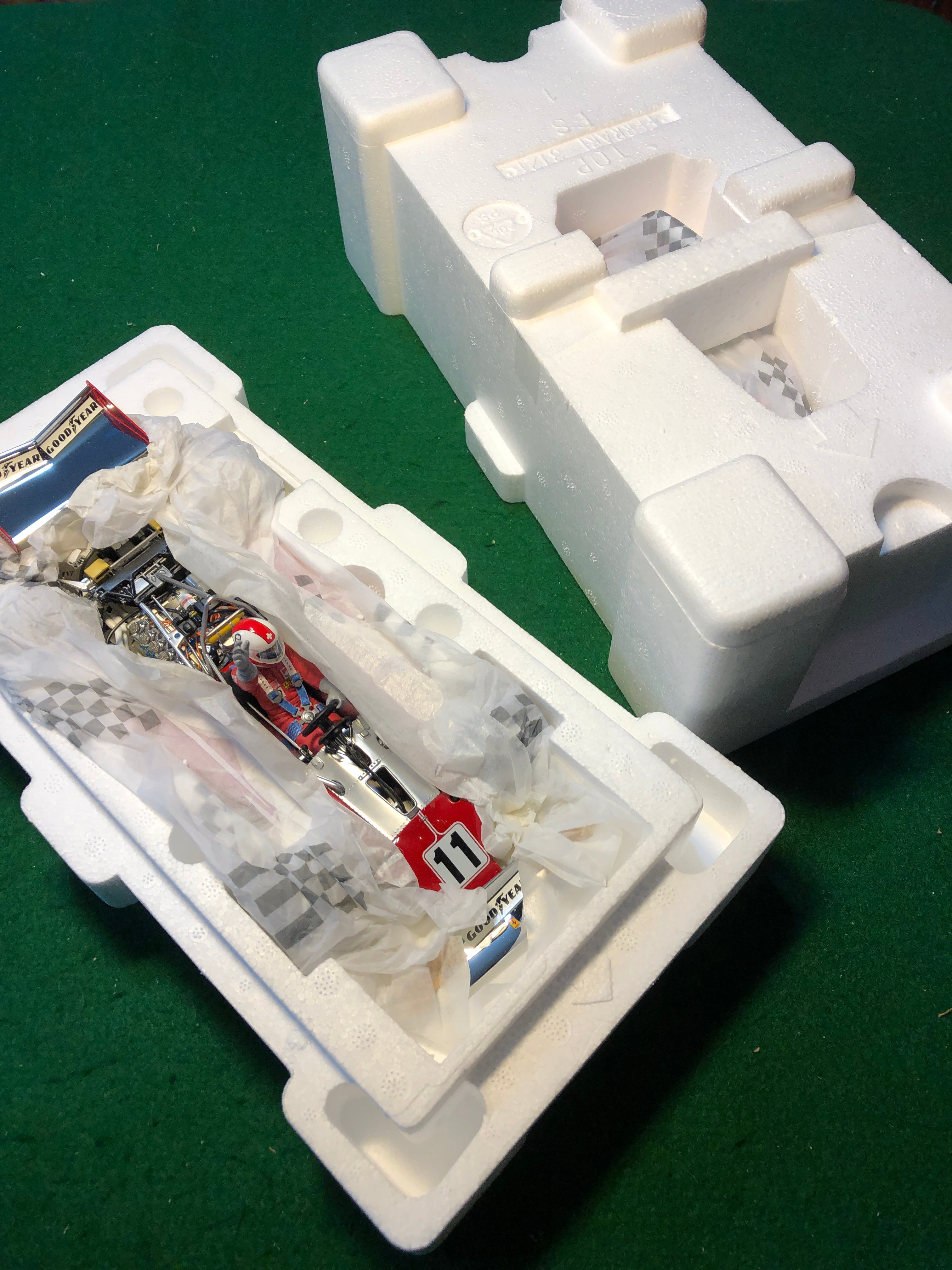 1975 Ferrari 312T Clay Regazzoni w/Driver by Exoto 1:18 (97051