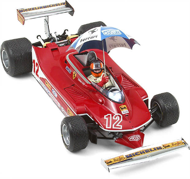 1979 Ferrari 312T4 Gilles Villeneuve Grid w/Umbrella by Exoto 1:18 (97075)