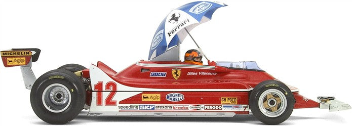 1979 Ferrari 312T4 Gilles Villeneuve Grid w/Umbrella by Exoto 1:18