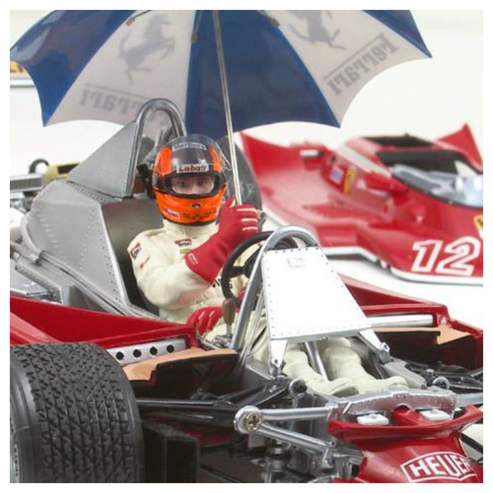 1979 Ferrari 312T4 Gilles Villeneuve Grid w/Umbrella by Exoto 1:18 (97075)