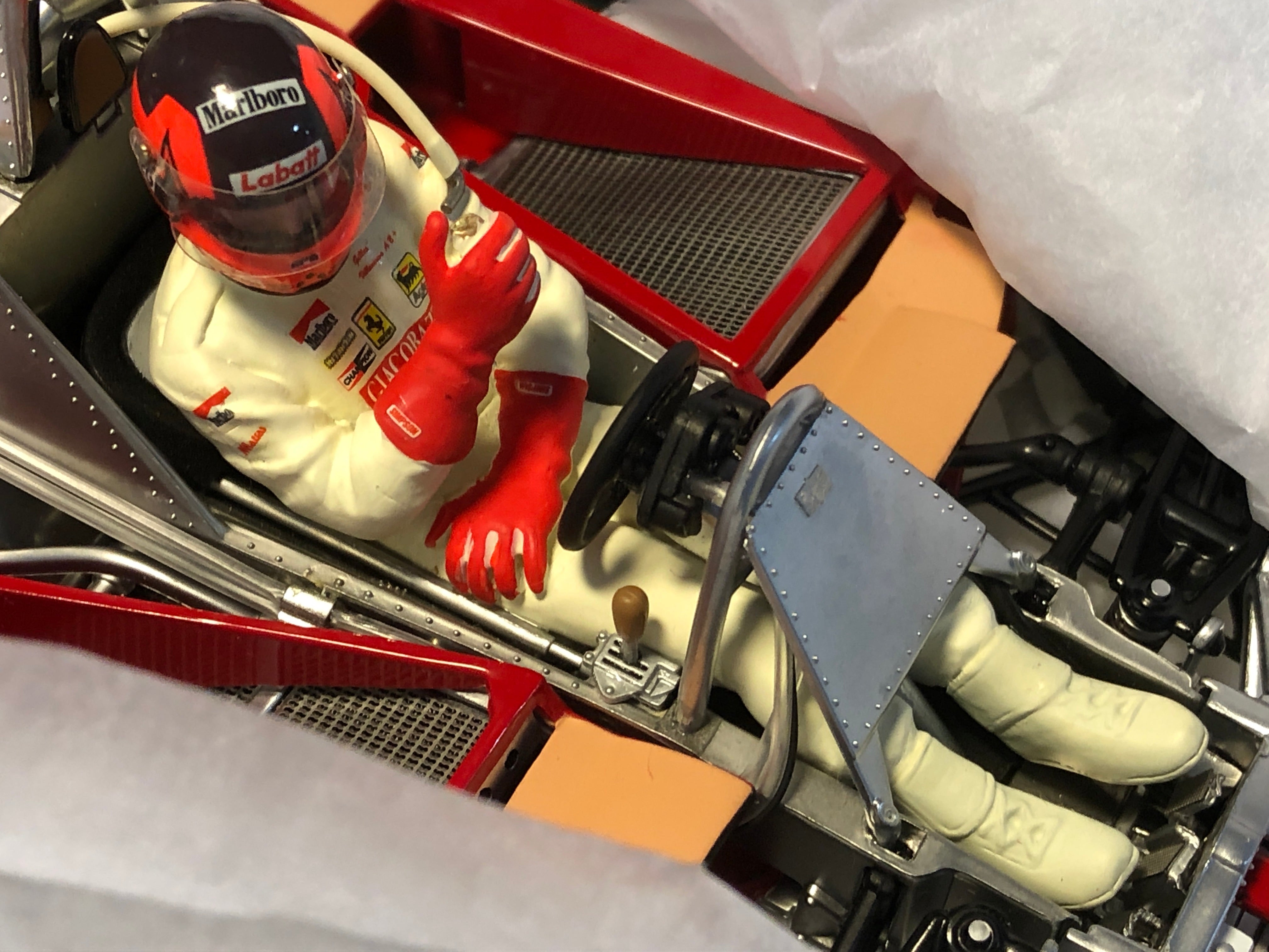 1979 Ferrari 312T4 Gilles Villeneuve Grid w/Umbrella by Exoto 1:18