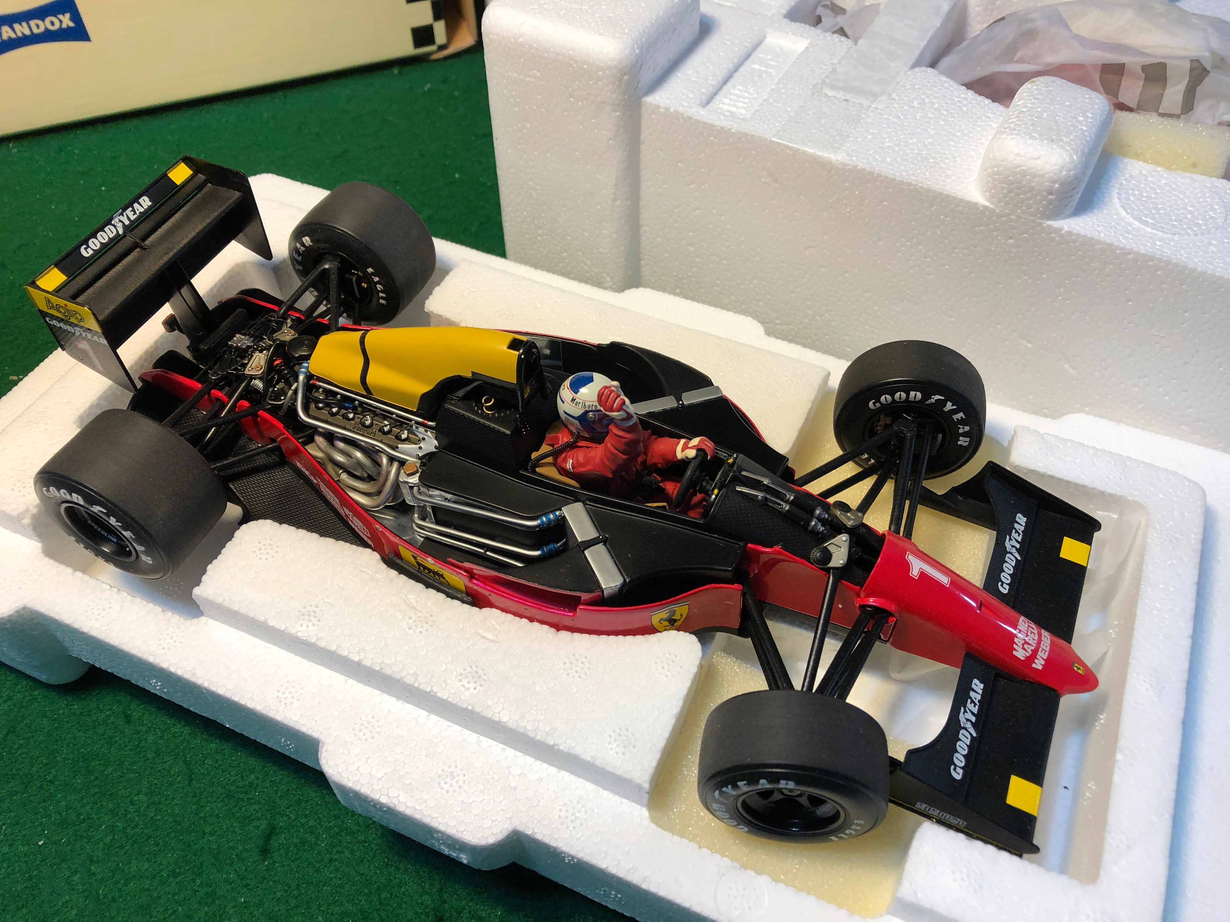 1990 Ferrari 641/2 Alain Prost Standox Monza Red by Exoto 1:18