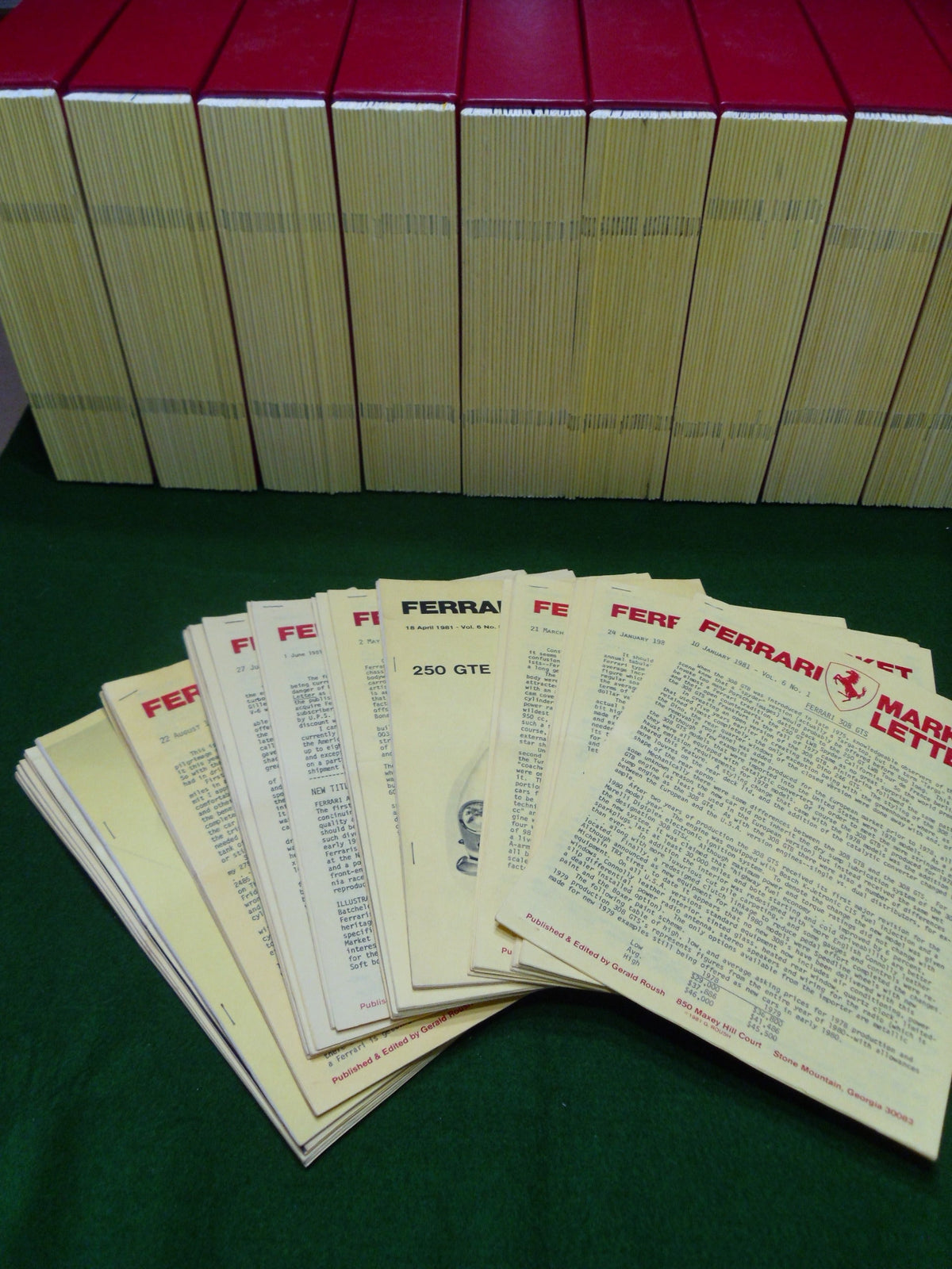 Ferrari Market Letter Vol. 6 1981 - Petrolicious