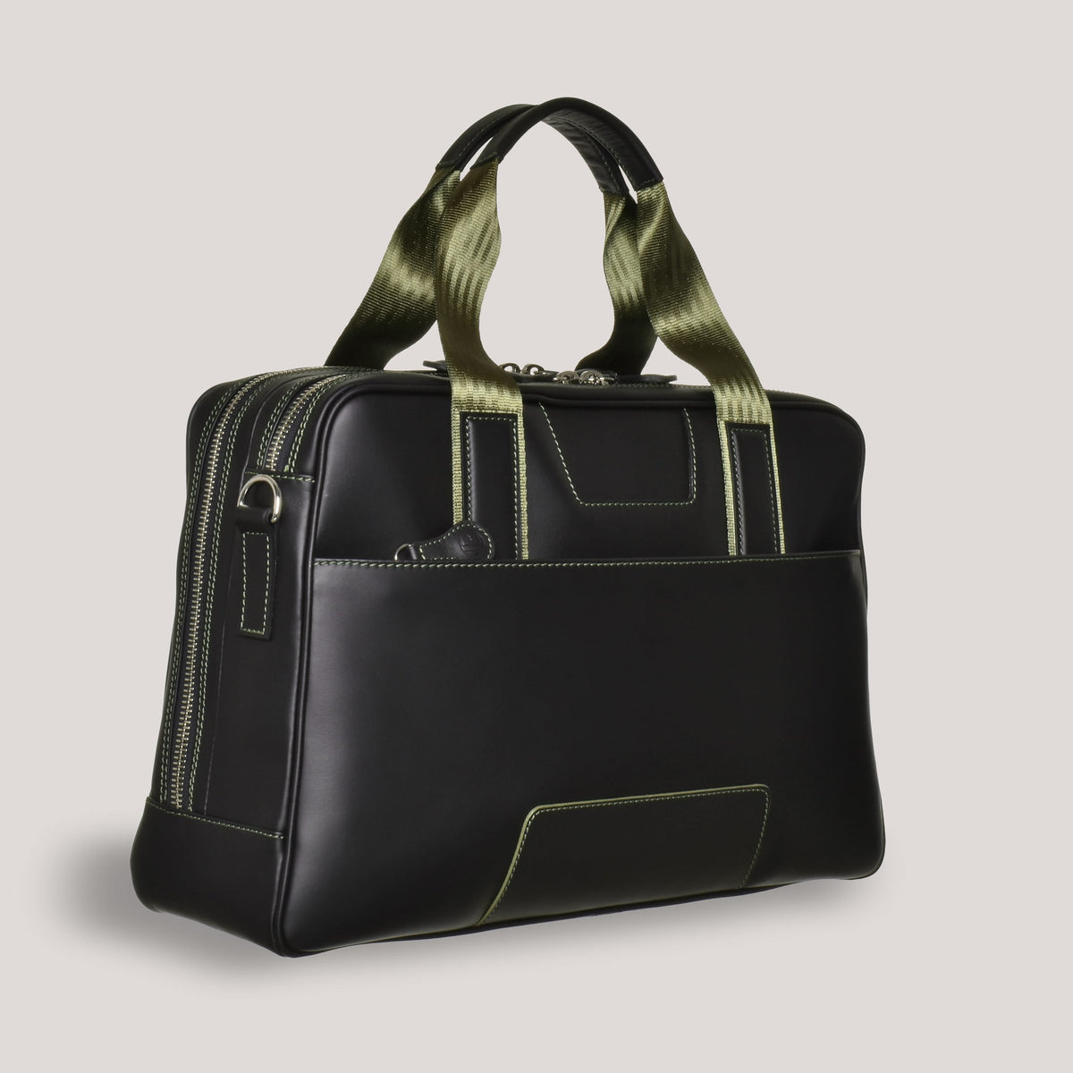 gto twin briefcase green angle