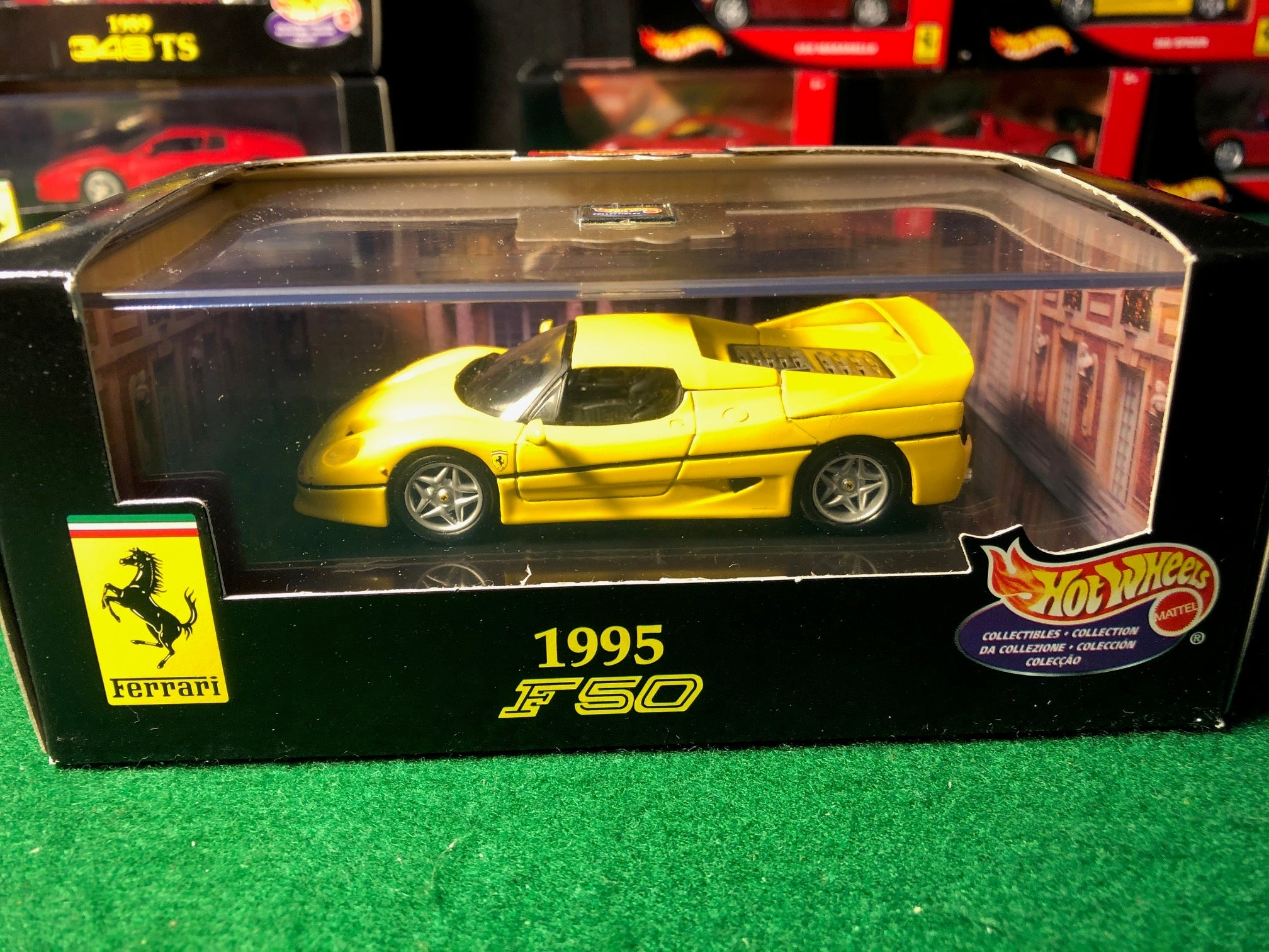 Ferrari F50 Yellow by HotWheels 1:43 (22179) - Petrolicious