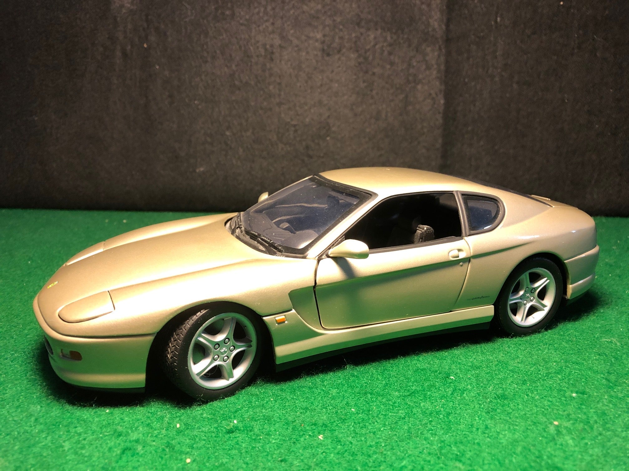 Ferrari 456 M Silver by HotWheels 1:18 (23917)(No box) - Petrolicious
