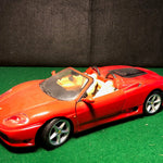 Ferrari 360 Spider, Red, by HotWheels 1:18 (27774)(No box)