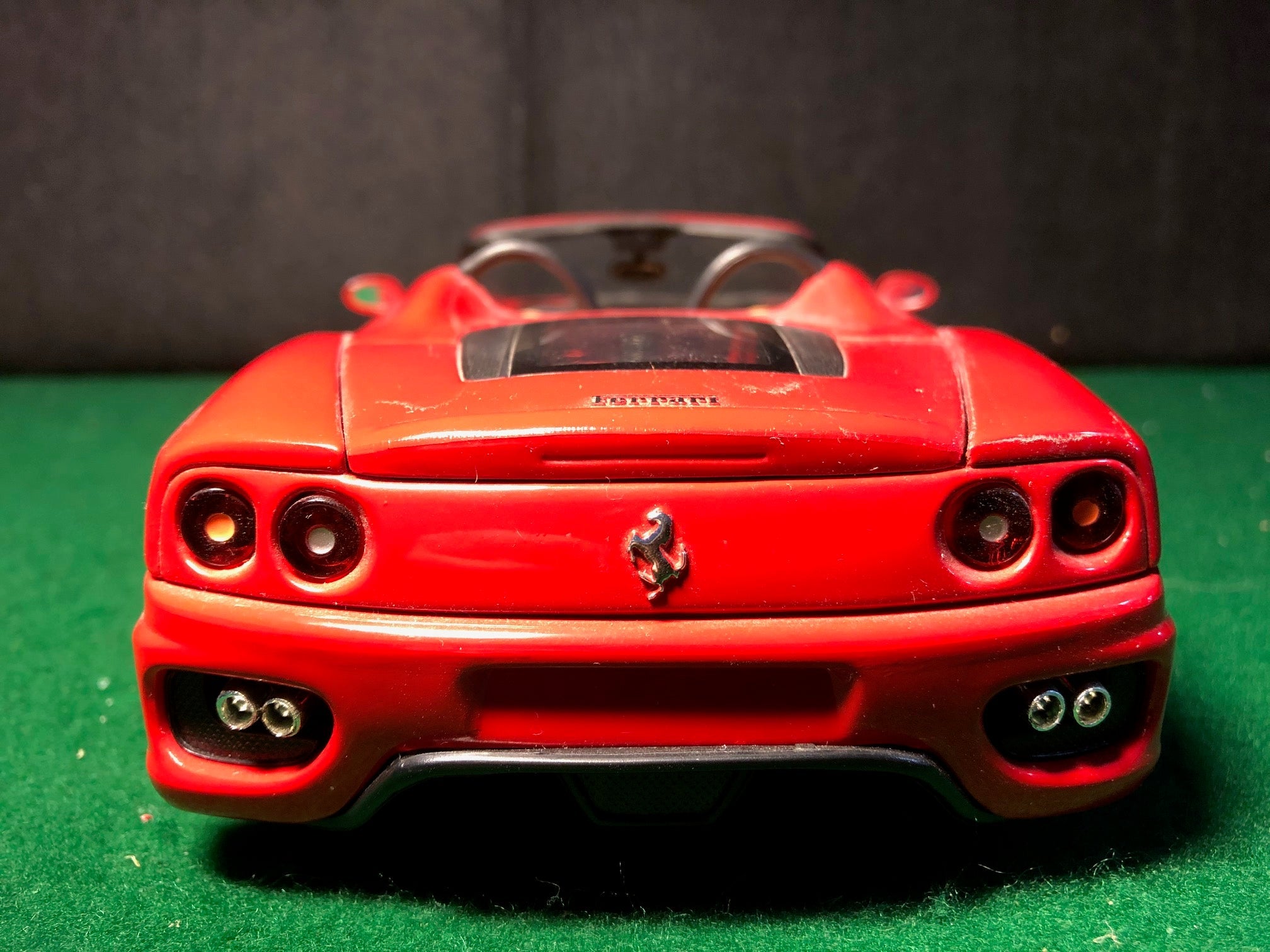 Ferrari 360 Spider, Red, by HotWheels 1:18 (27774)(No box