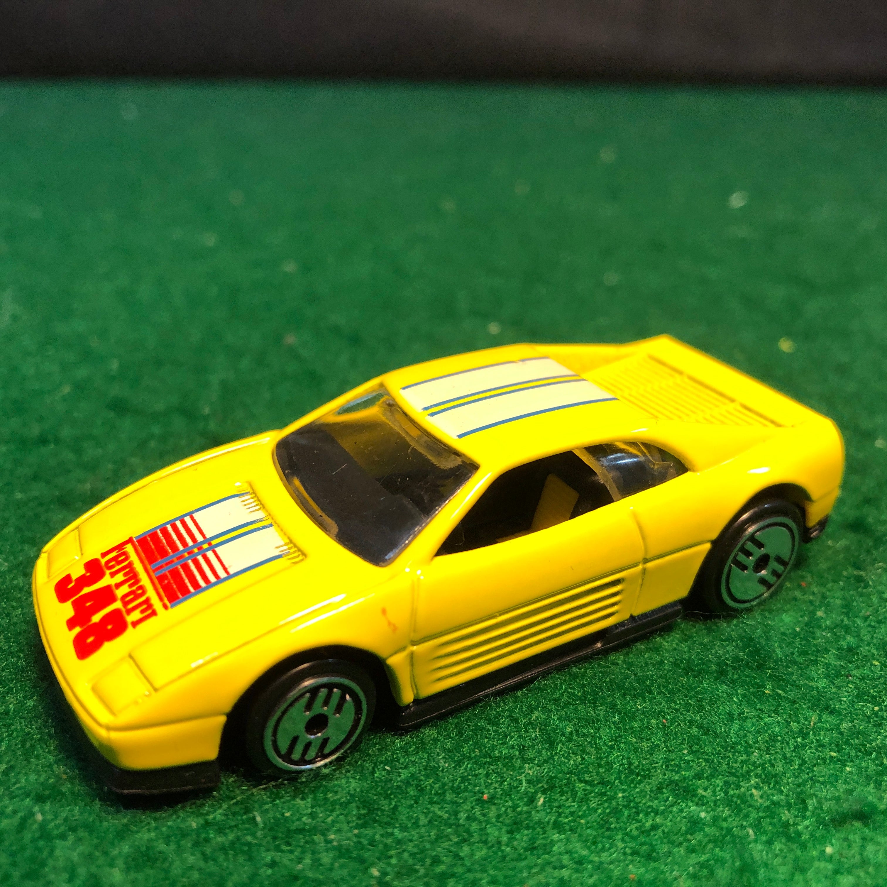 Ferrari 348 TB Yellow by Hotwheels 1:64 (UH)(5666)(No box