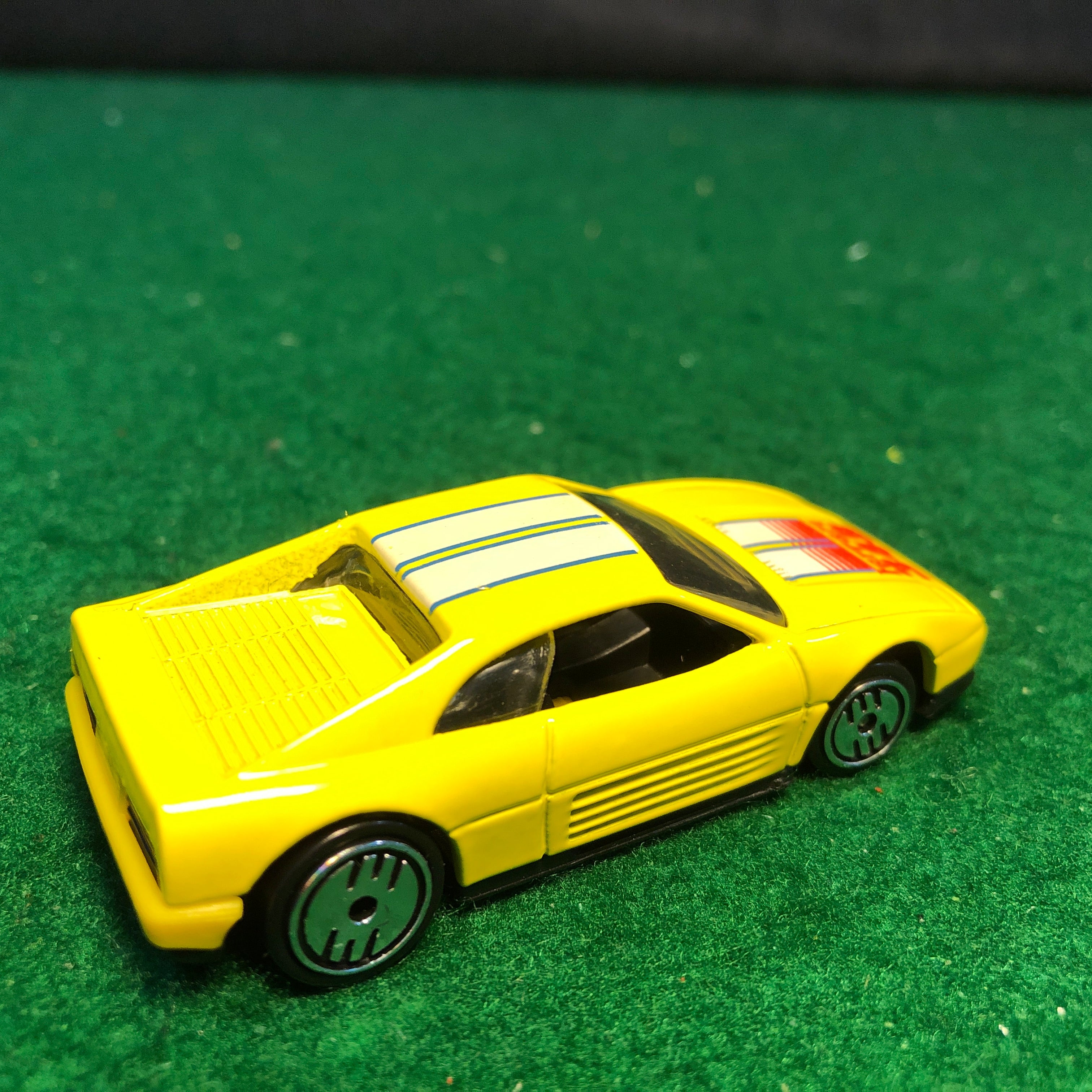 Ferrari 348 TB Yellow by Hotwheels 1:64 (UH)(5666)(No box