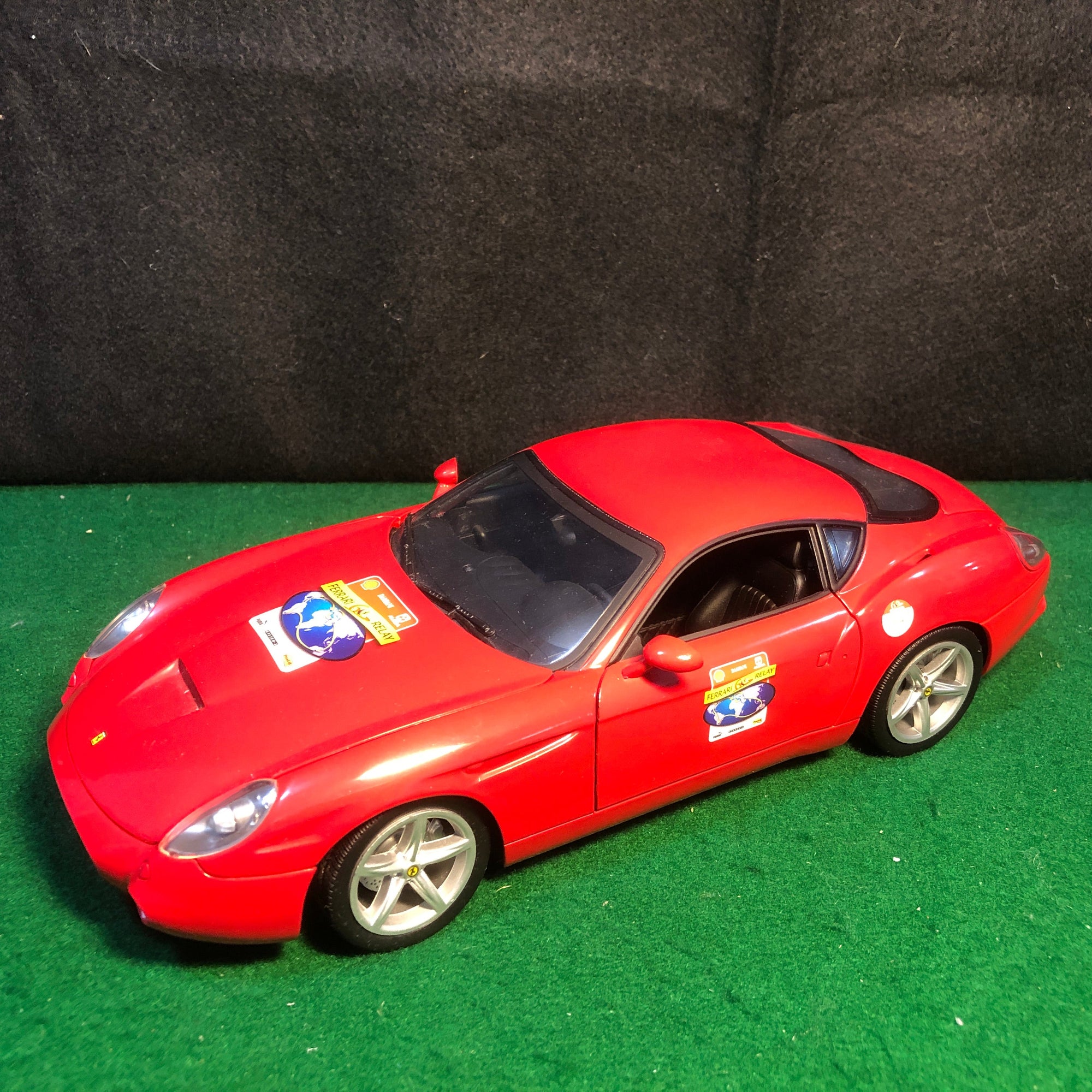 Ferrari 575 Zagato 60 Relay by HotWheels 1:18 (L2960)(No box)