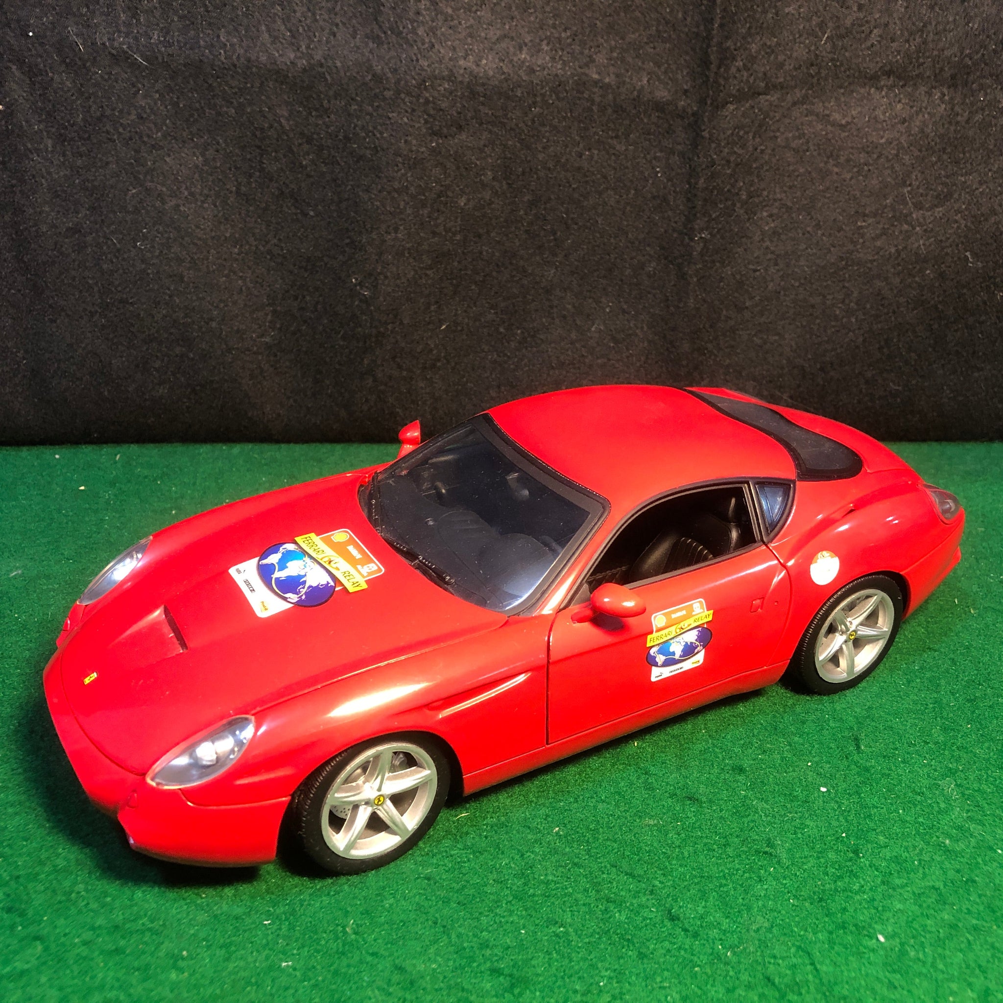 Ferrari 575 Zagato 60 Relay by HotWheels 1:18 (L2960)(No box)