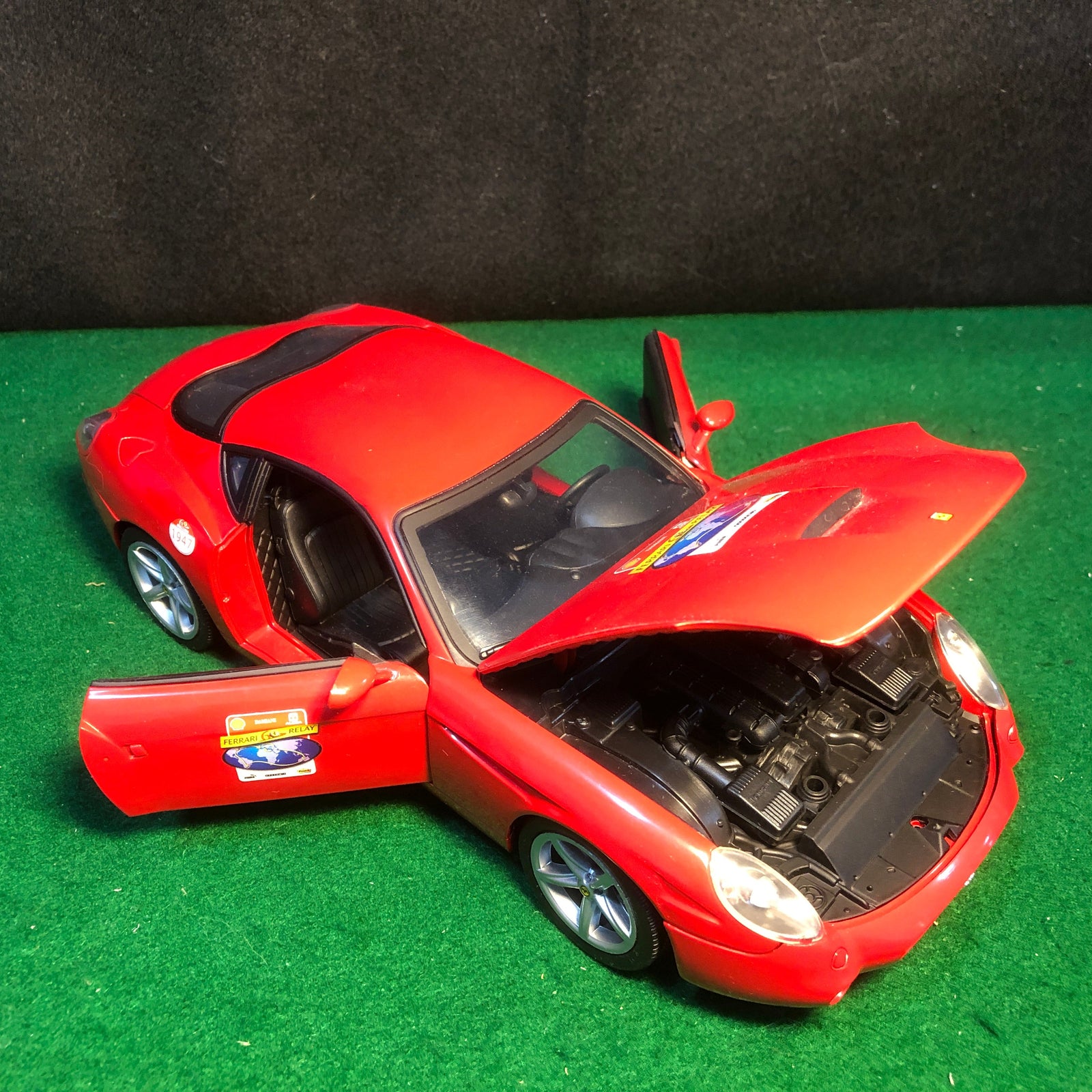 Ferrari 575 Zagato 60 Relay by HotWheels 1:18 (L2960)(No box)