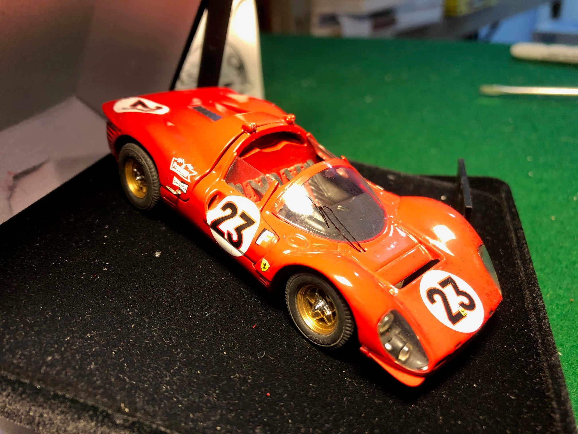 Ferrari 330 P4 N 23 Spider 1st 24 Hrs of Daytona 1967, by Jouef 1