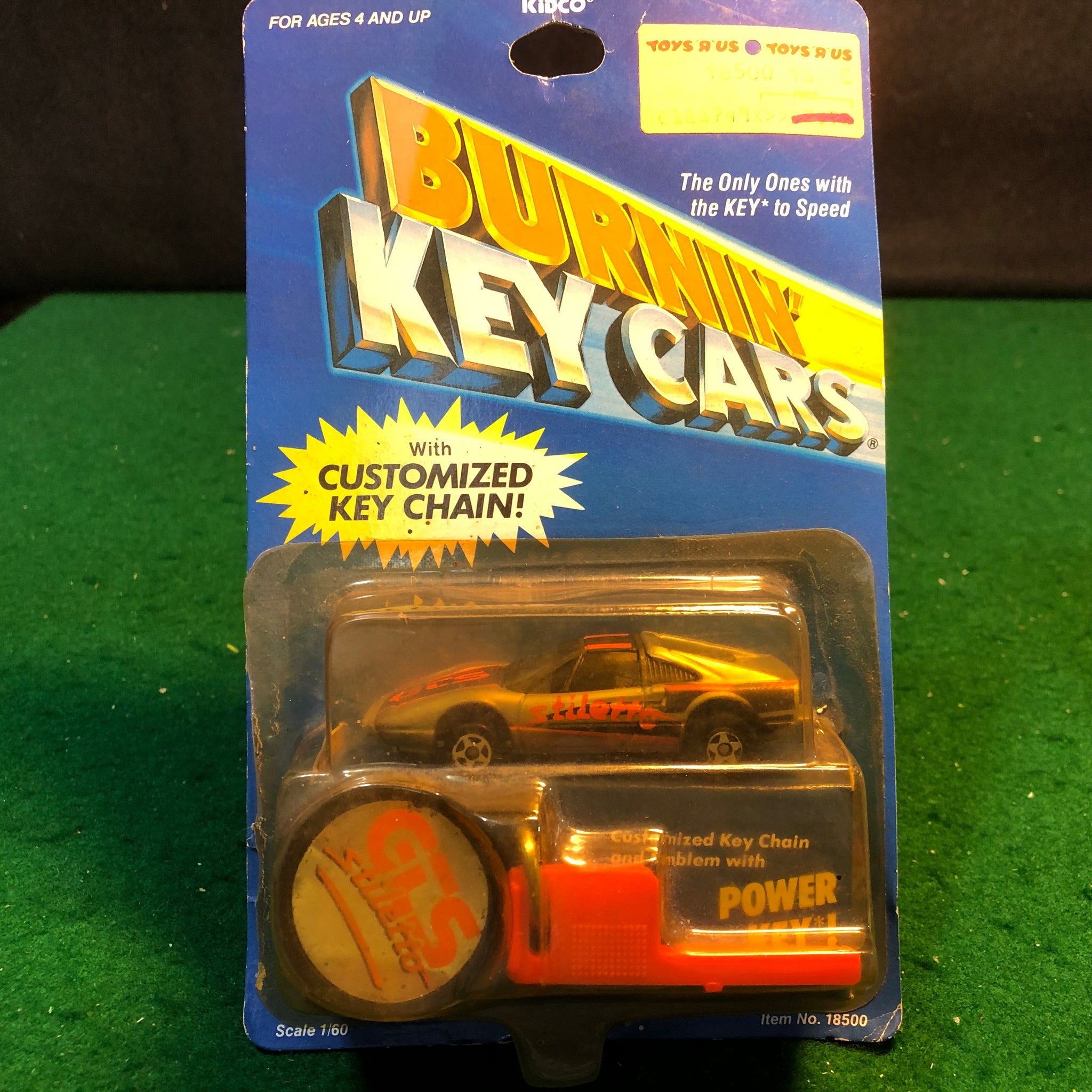Ferrari 308 GTS Silver Burnin' Key by Kidco 1:60 (18500)