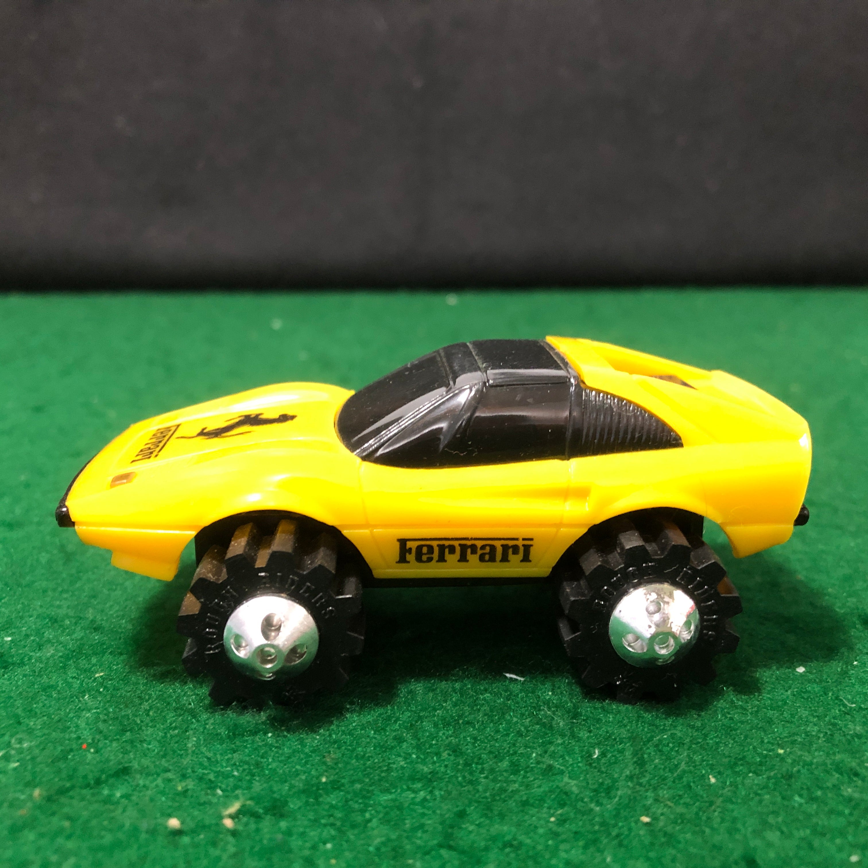 Ferrari 308 GTB Yellow Rough Riders Motorized & Headlights by LJN