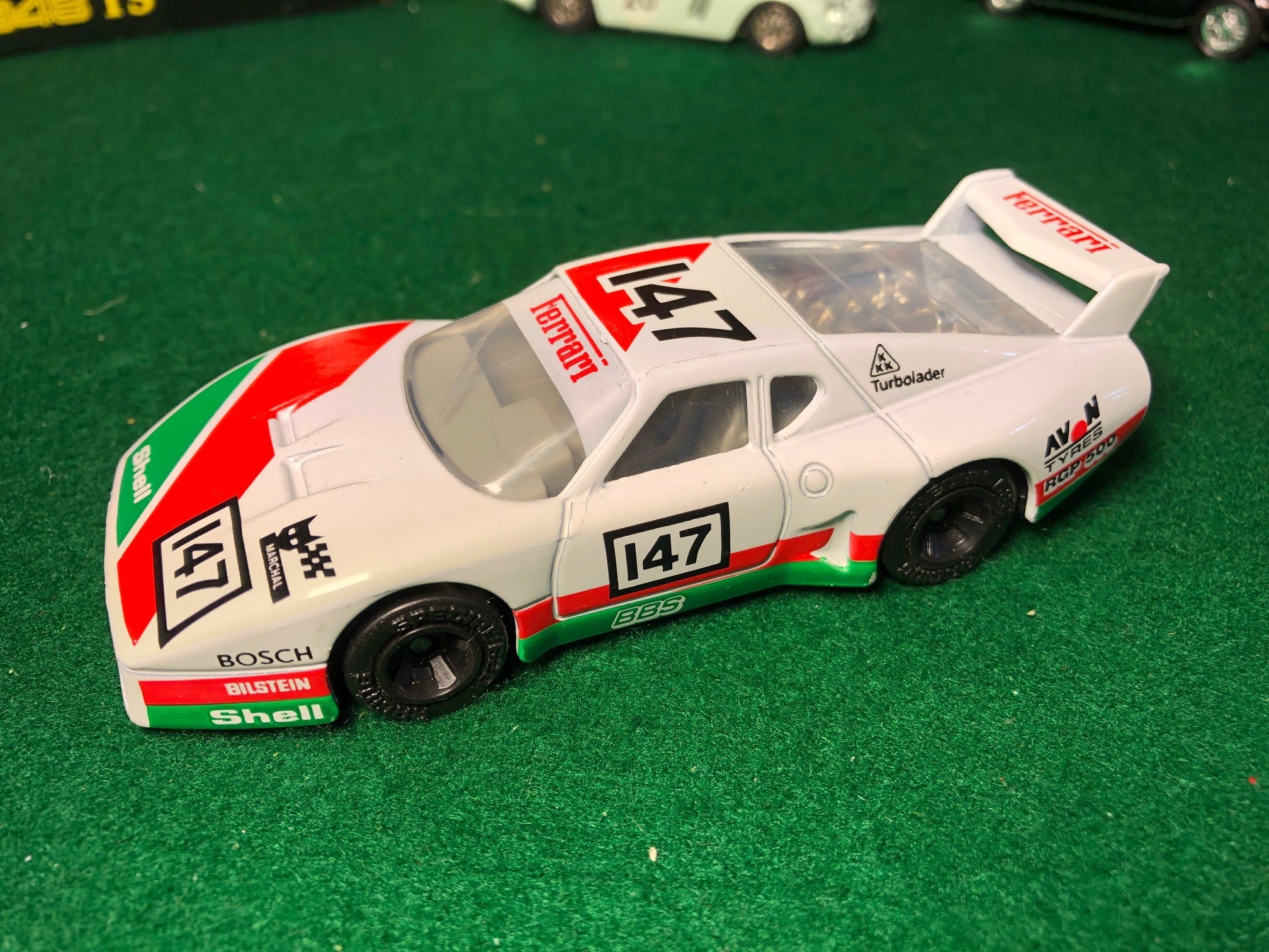 Ferrari 512 BB LM N 147 White by Matchbox 1:40 (K-3)(No box)