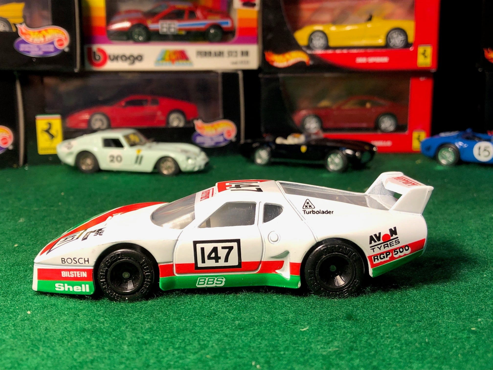 Ferrari 512 BB LM N 147 White by Matchbox 1:40 (K-3)(No box