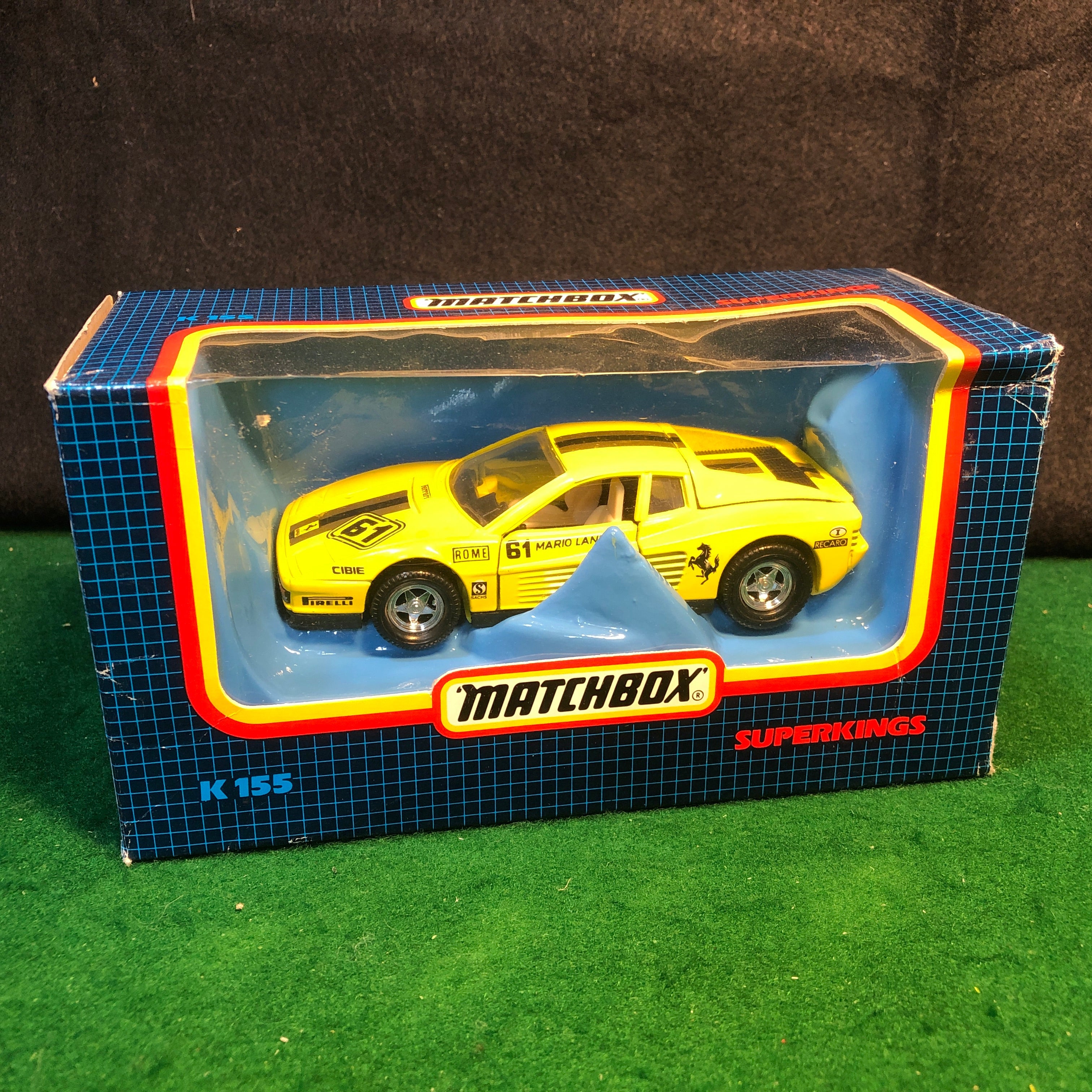 Ferrari Testarossa N 61 Mario Landi by Matchbox 1:40 (K155