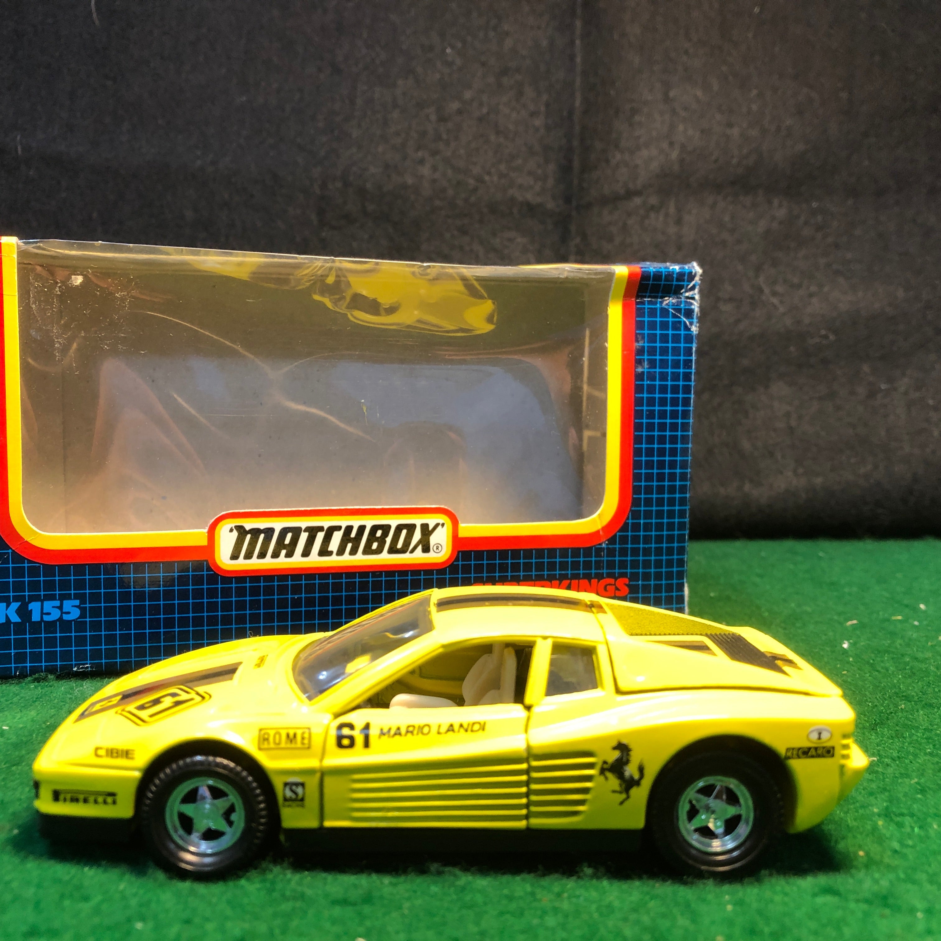 Ferrari Testarossa N 61 Mario Landi by Matchbox 1:40 (K155