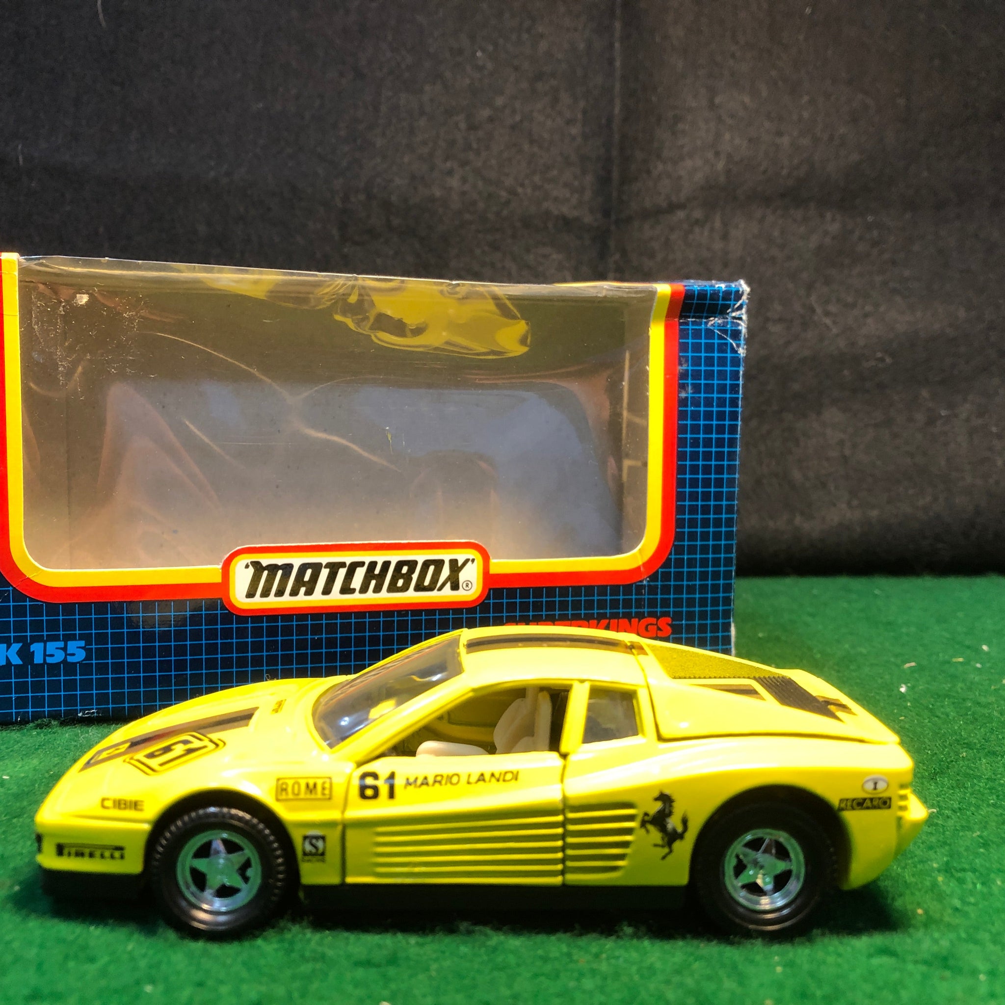 Ferrari Testarossa N 61 Mario Landi by Matchbox 1:40 (K155)
