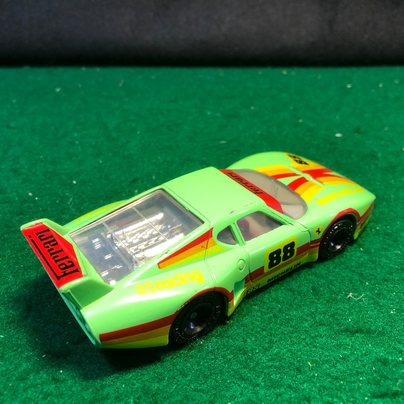 Ferrari 512 BB LM N 88 Green by Matchbox 1:40 (KS803)(No box)