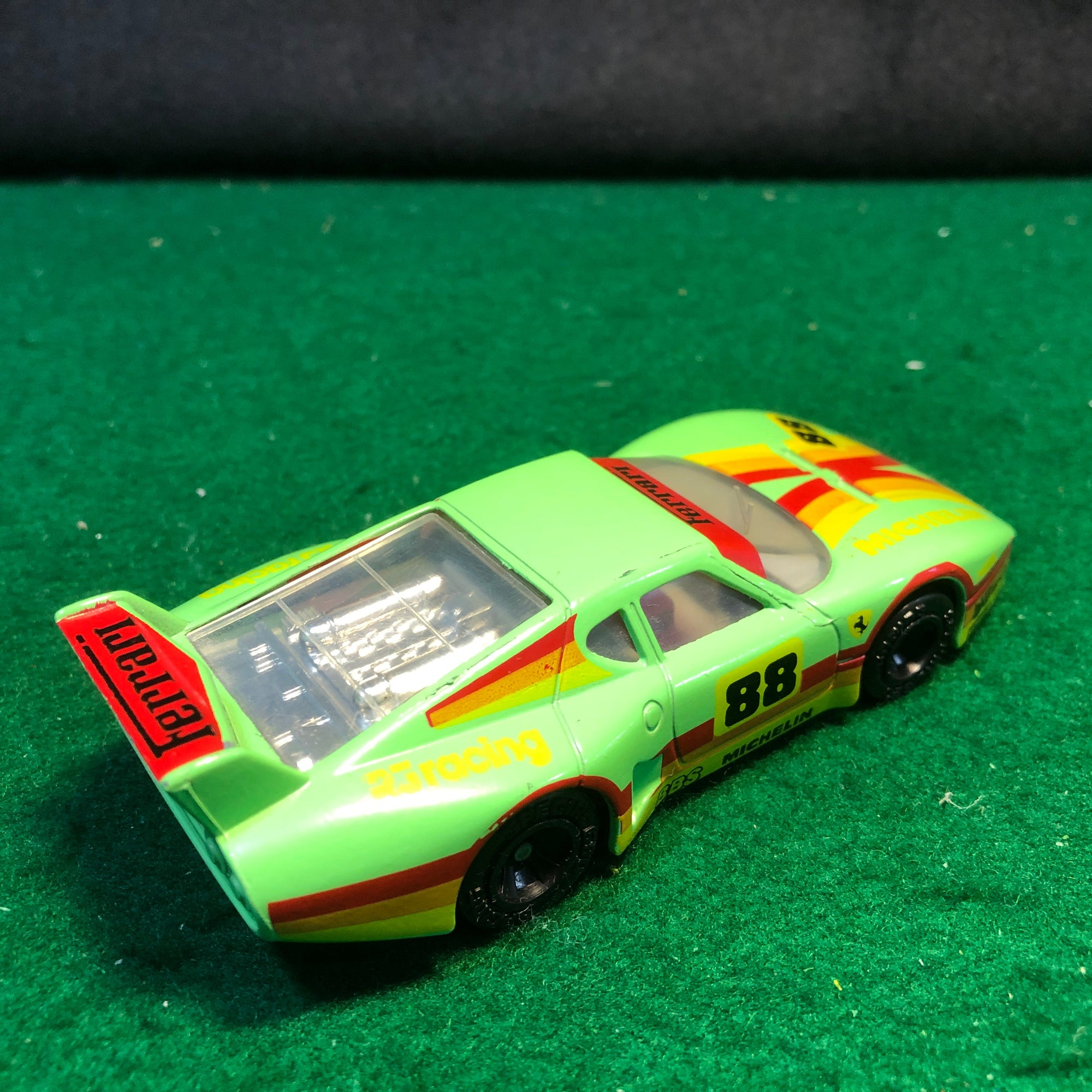 Ferrari 512 BB LM N 88 Green by Matchbox 1:40 (KS803)(No box)
