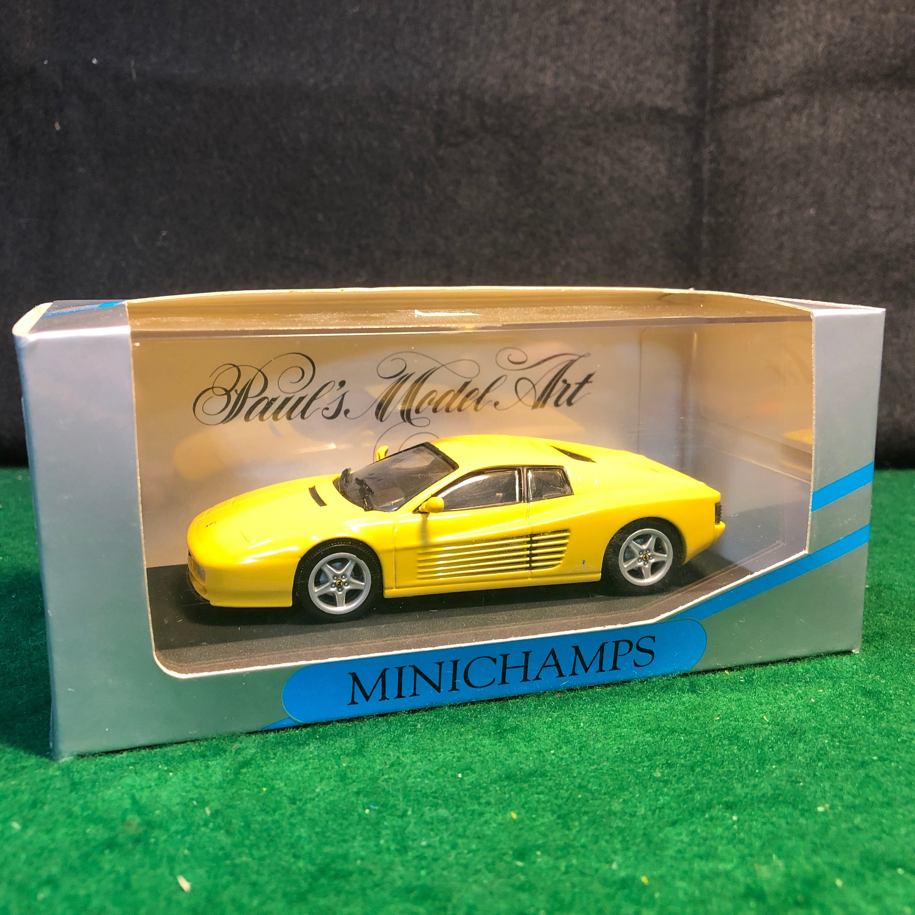 Ferrari126C3、MINICHAMPS1:43 ミニカーセット5台 Ferrari 512 TR Yellow by Minichamps 1:43 (072501) - Petrolicious