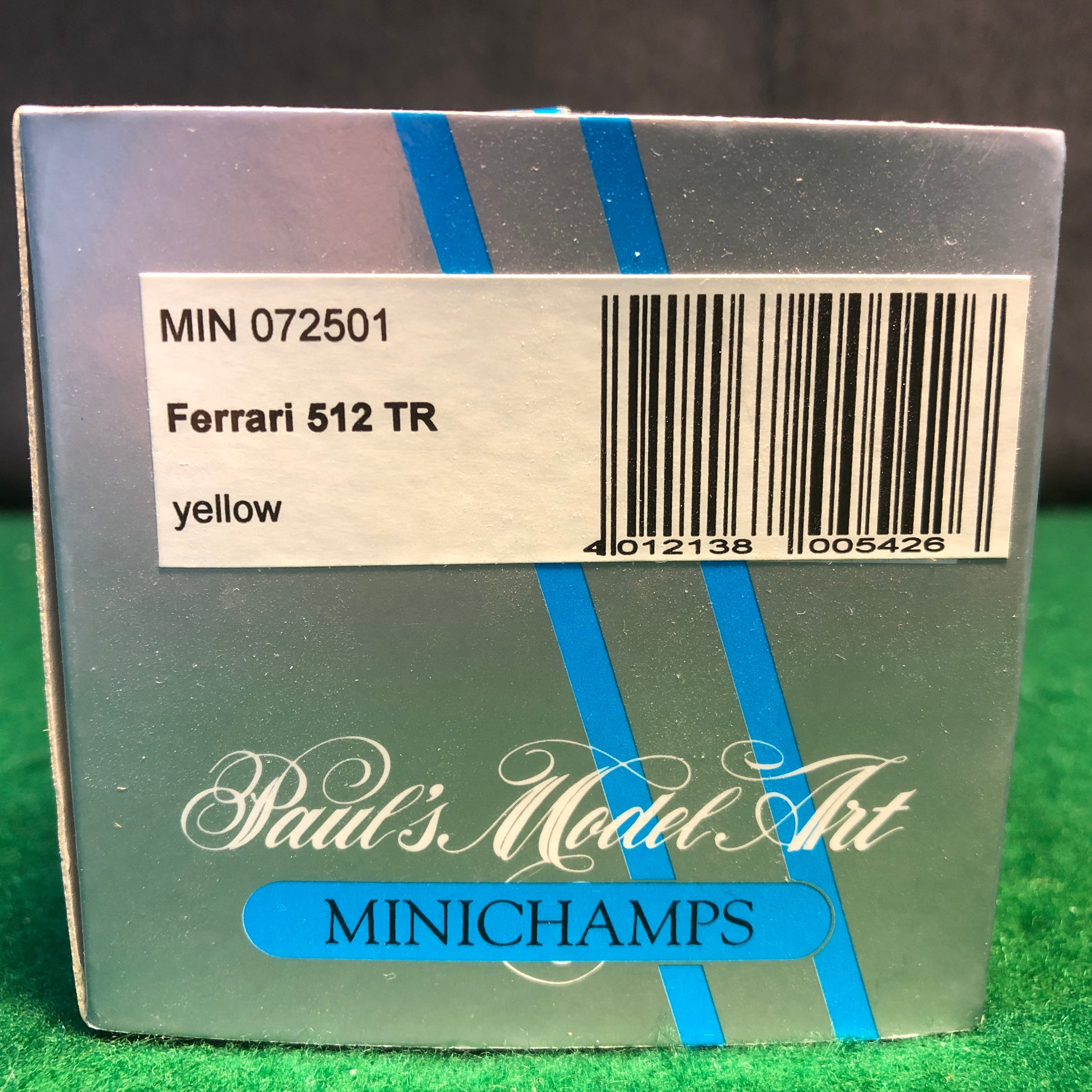 Ferrari 512 TR Yellow by Minichamps 1:43 (072501) - Petrolicious