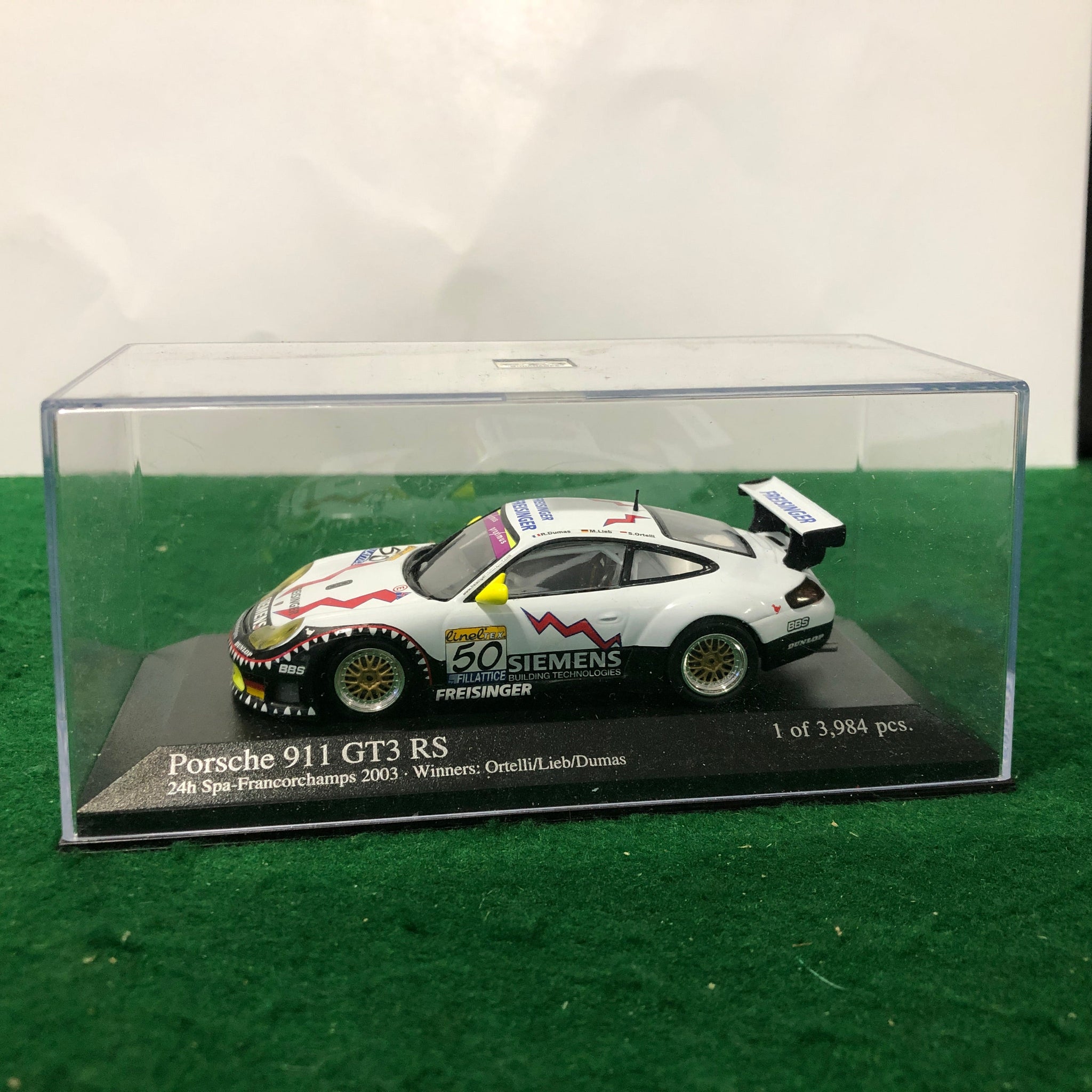 Porsche 911 GT3 RS Spa 24h  2003 N 50 by Minichamps 1:43 (400036950)