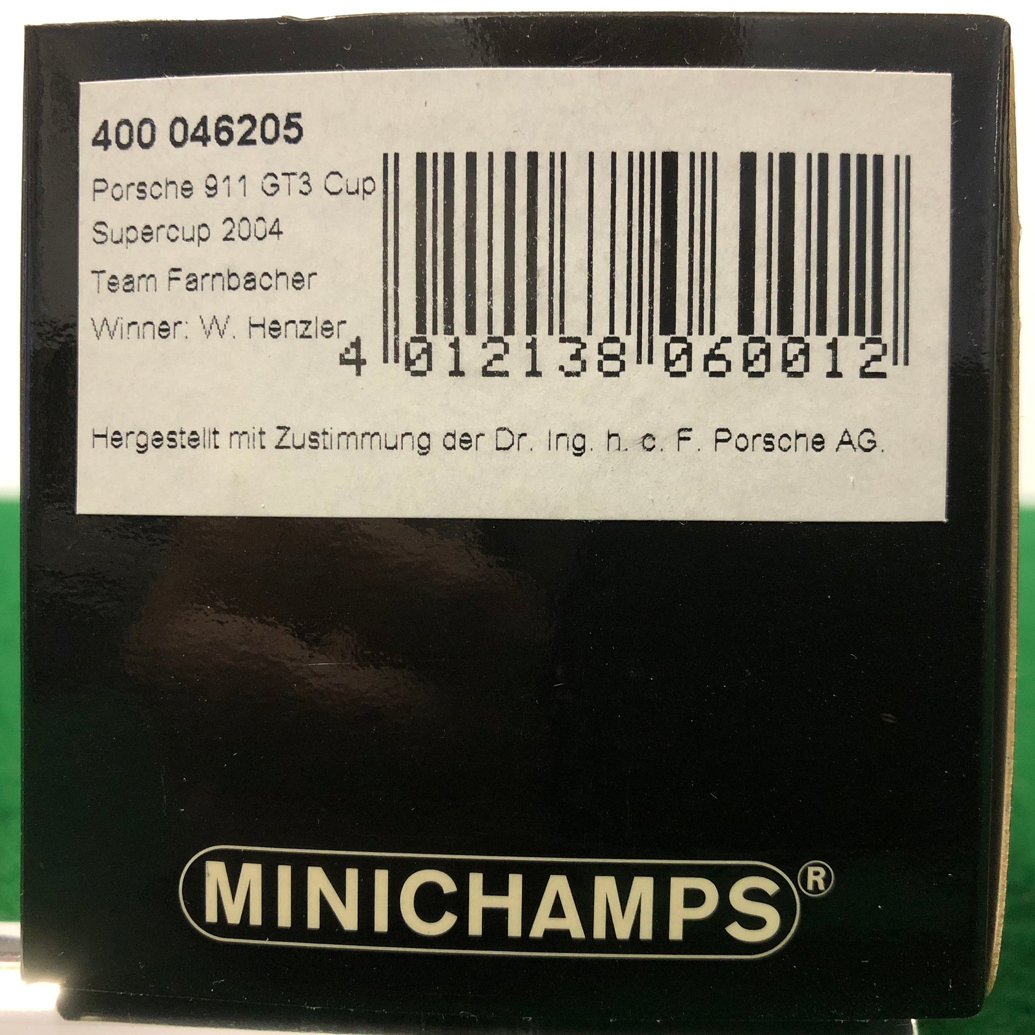 Porsche 911 GT3 Cup 2004 Supercup N 5 Team Farnbacher by Minichamps 1:43 (400046205)