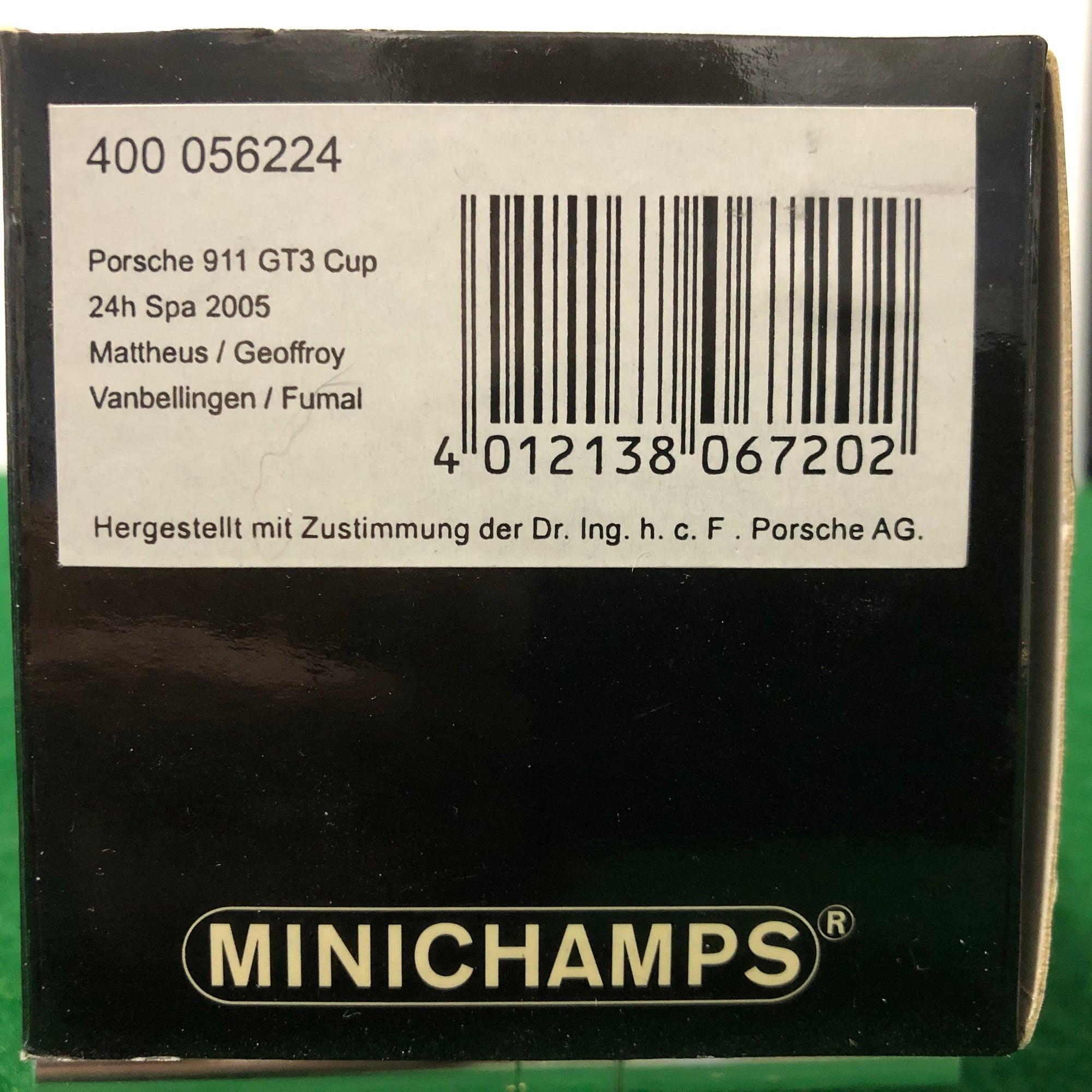 Porsche 911 GT3 Cup Spa 24h 2005 N 124 by Minichamps 1:43 (400056224)
