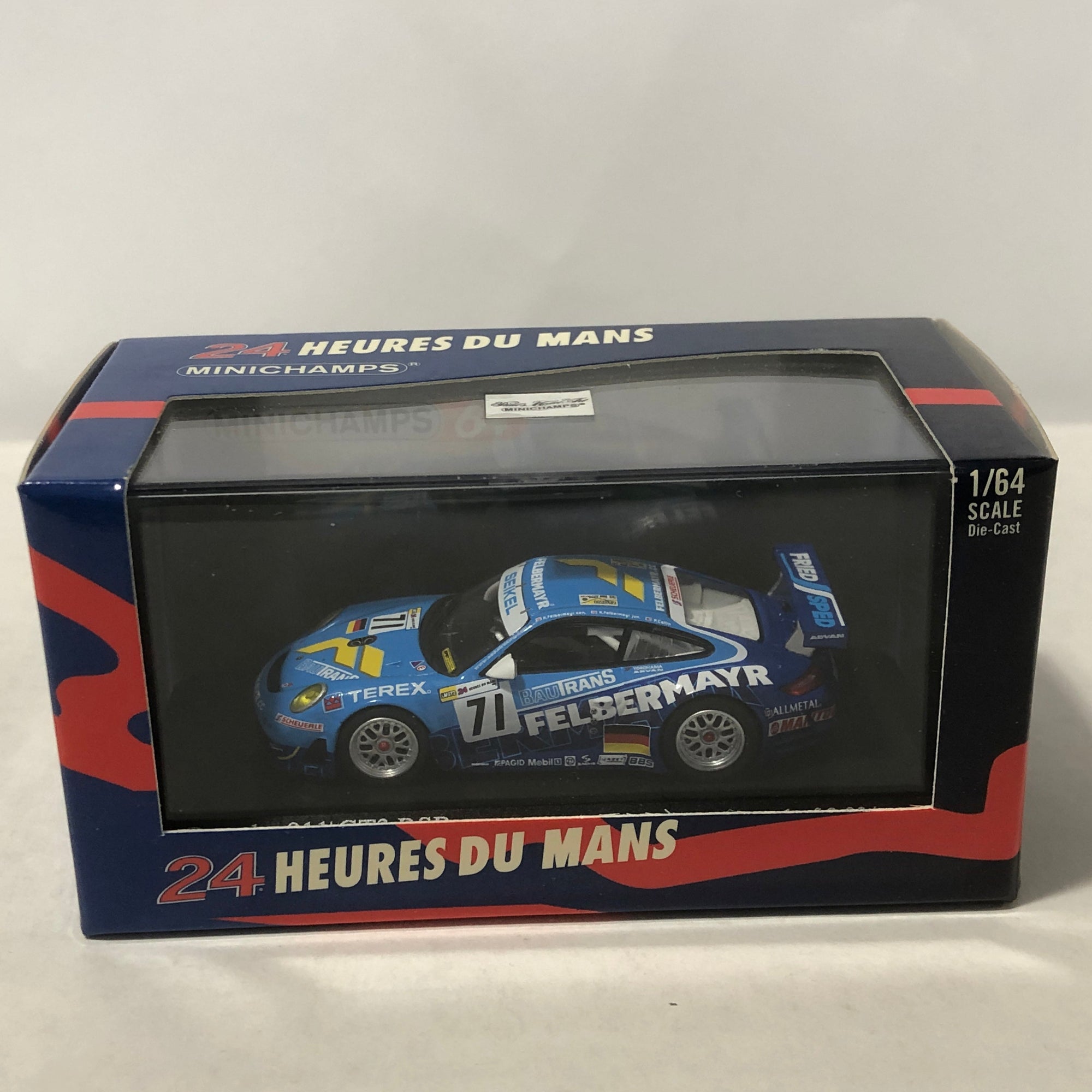 Porsche 911 GT3 RSR 2007 Le Mans N 71 by Minichamps 1:64 (640076771)(Ltd Ed)