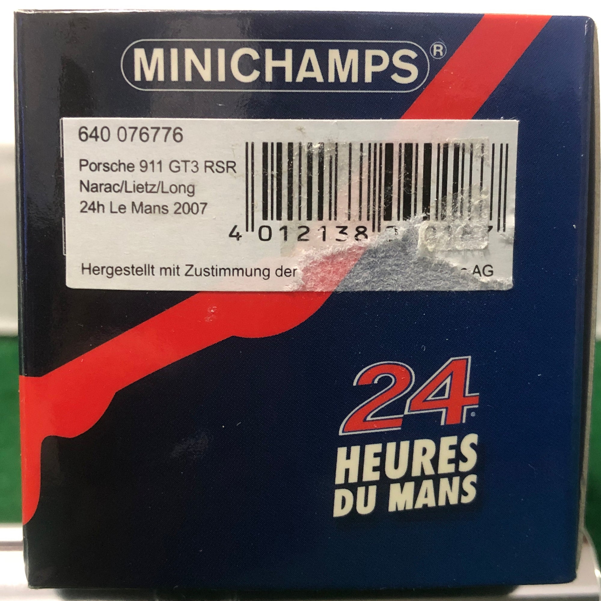 Porsche 911 GT3 RSR 2007 Le Mans N 76 by Minichamps 1:64 (640076776)(Ltd Ed)