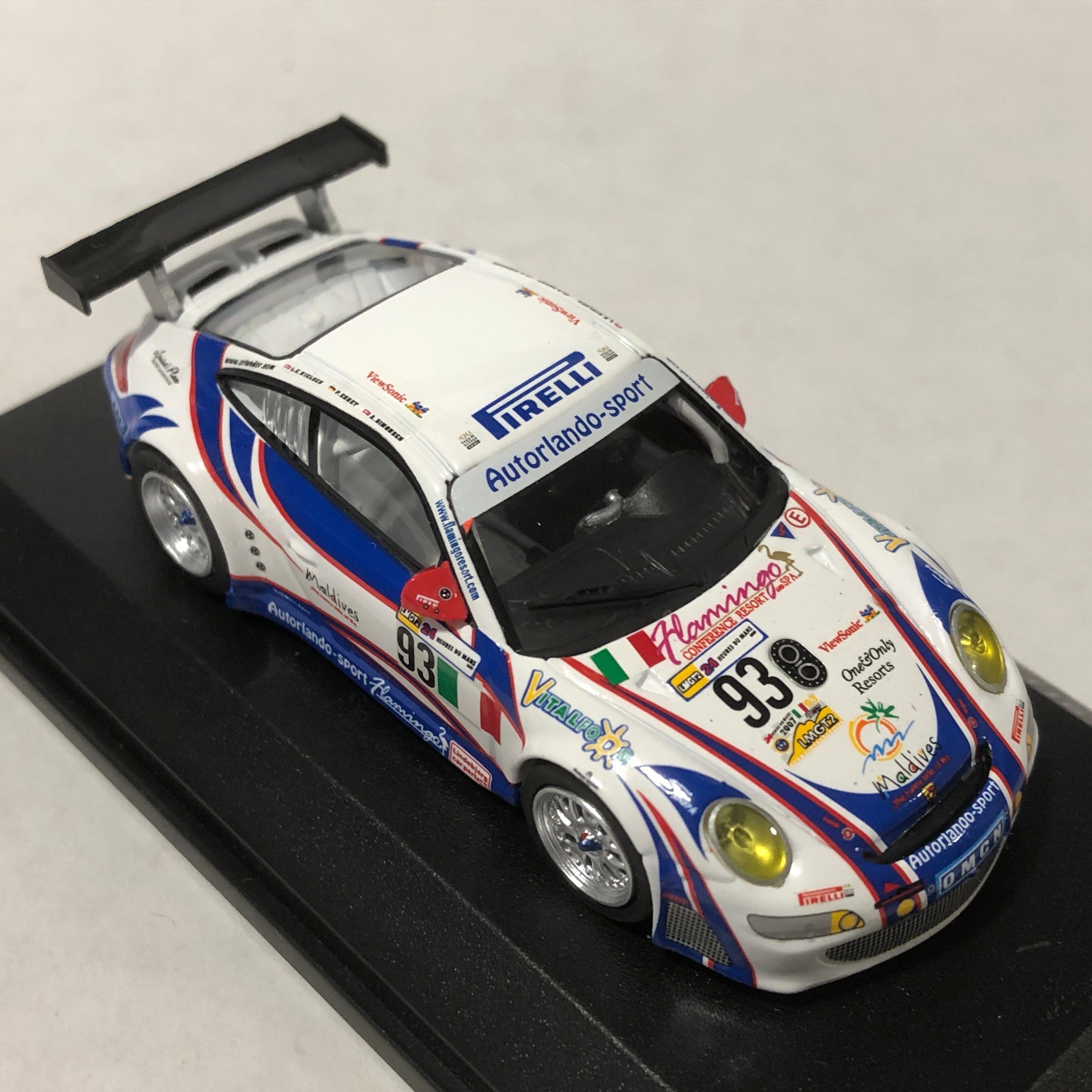 Porsche 911 GT3 RSR 2007 Le Mans N 93 by Minichamps 1:64