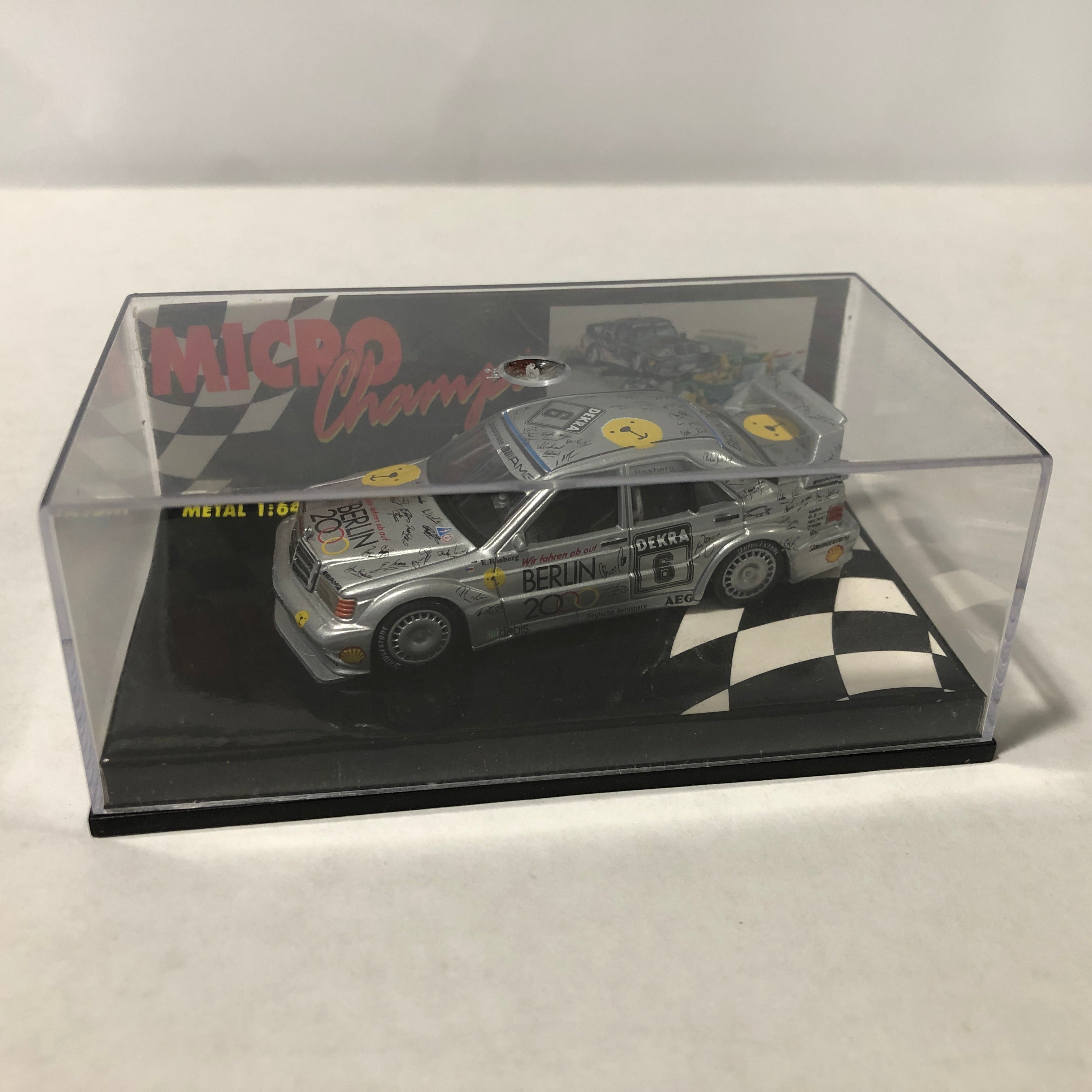 Mercedes-Benz 190E Evo 2 1992 N 6 Rosberg by Microchamps 1:64