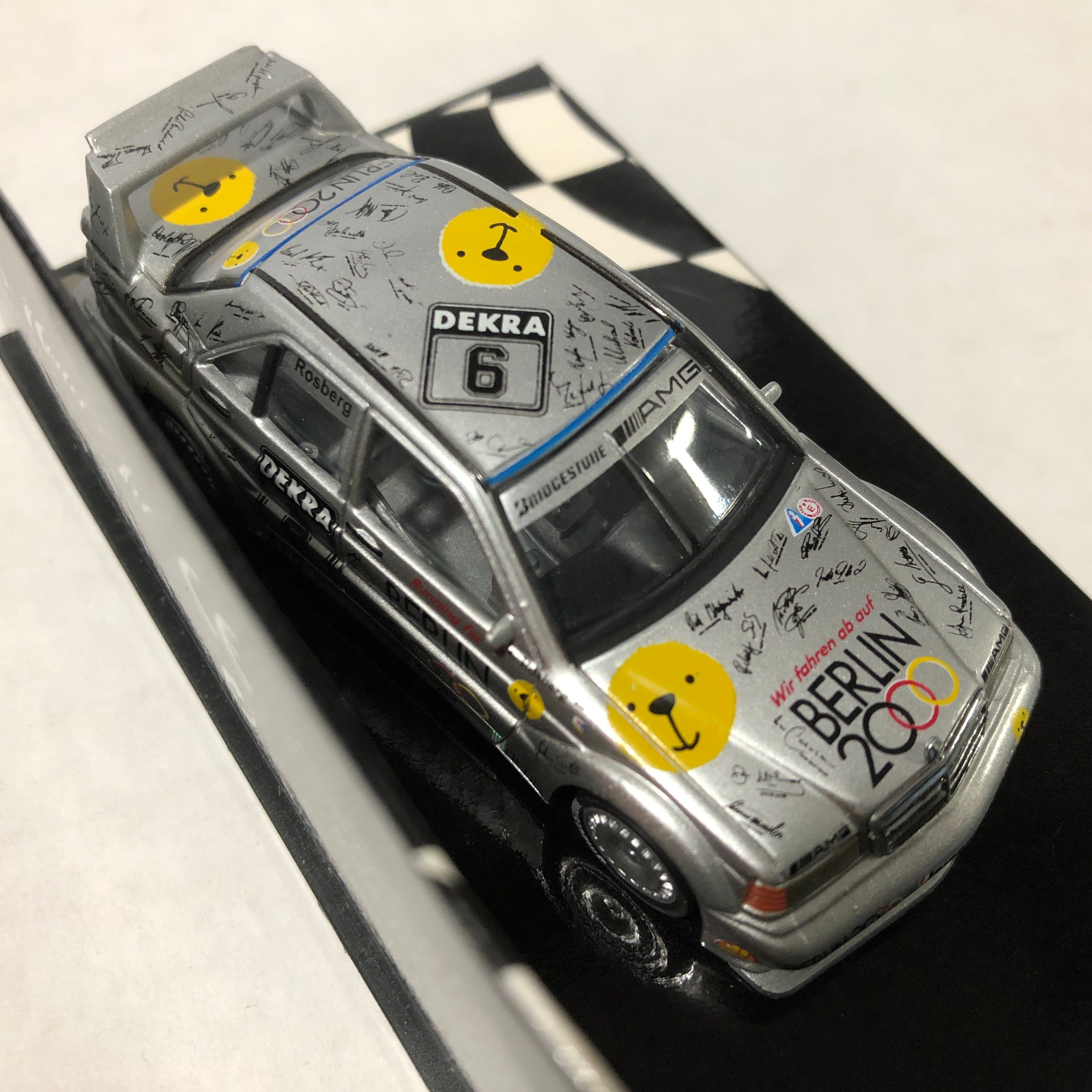 Mercedes-Benz 190E Evo 2 1992 N 6 Rosberg by Microchamps 1:64