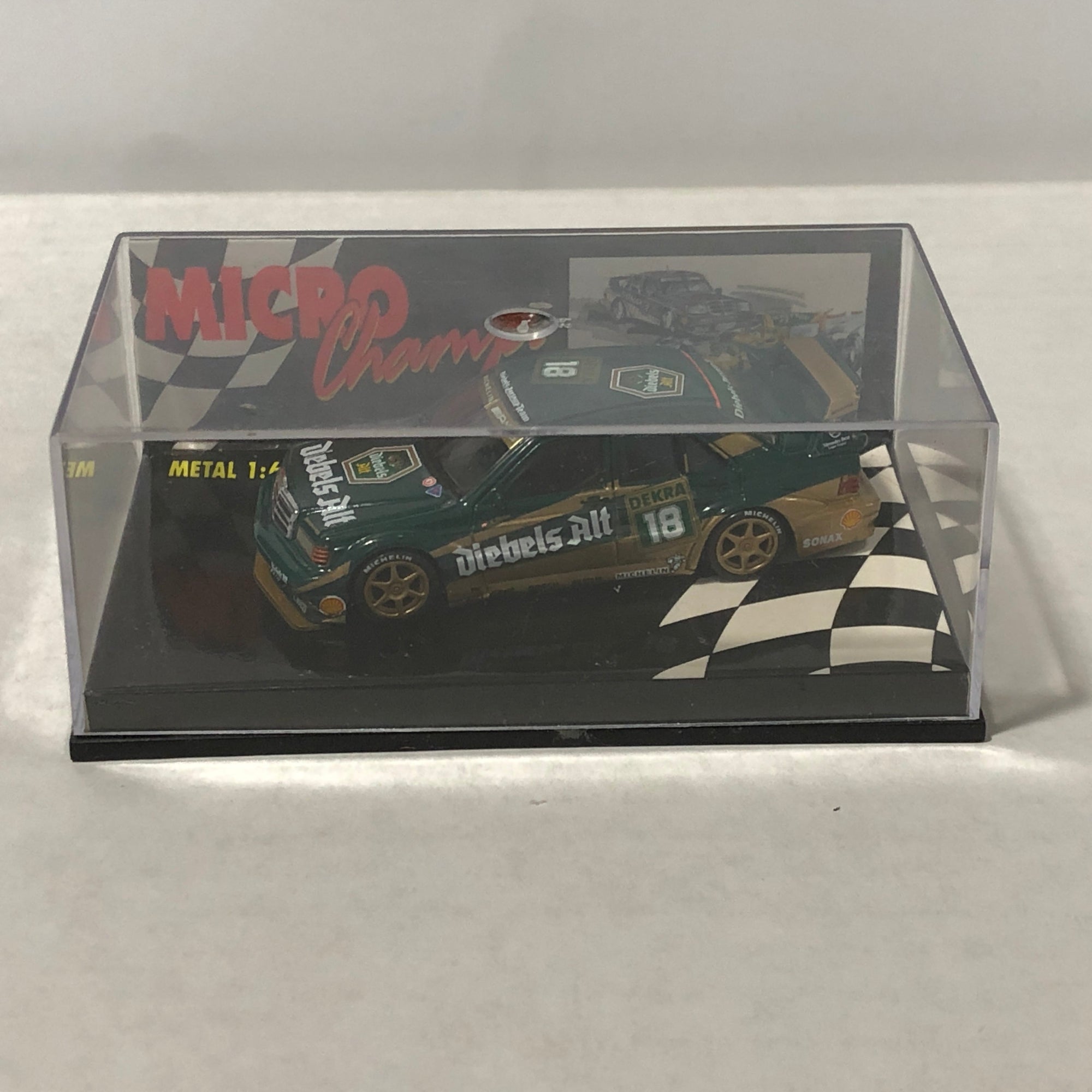 Mercedes-Benz 190E Evo 2 1992 N 18 Thiim by Microchamps 1:64 (MCH651105)