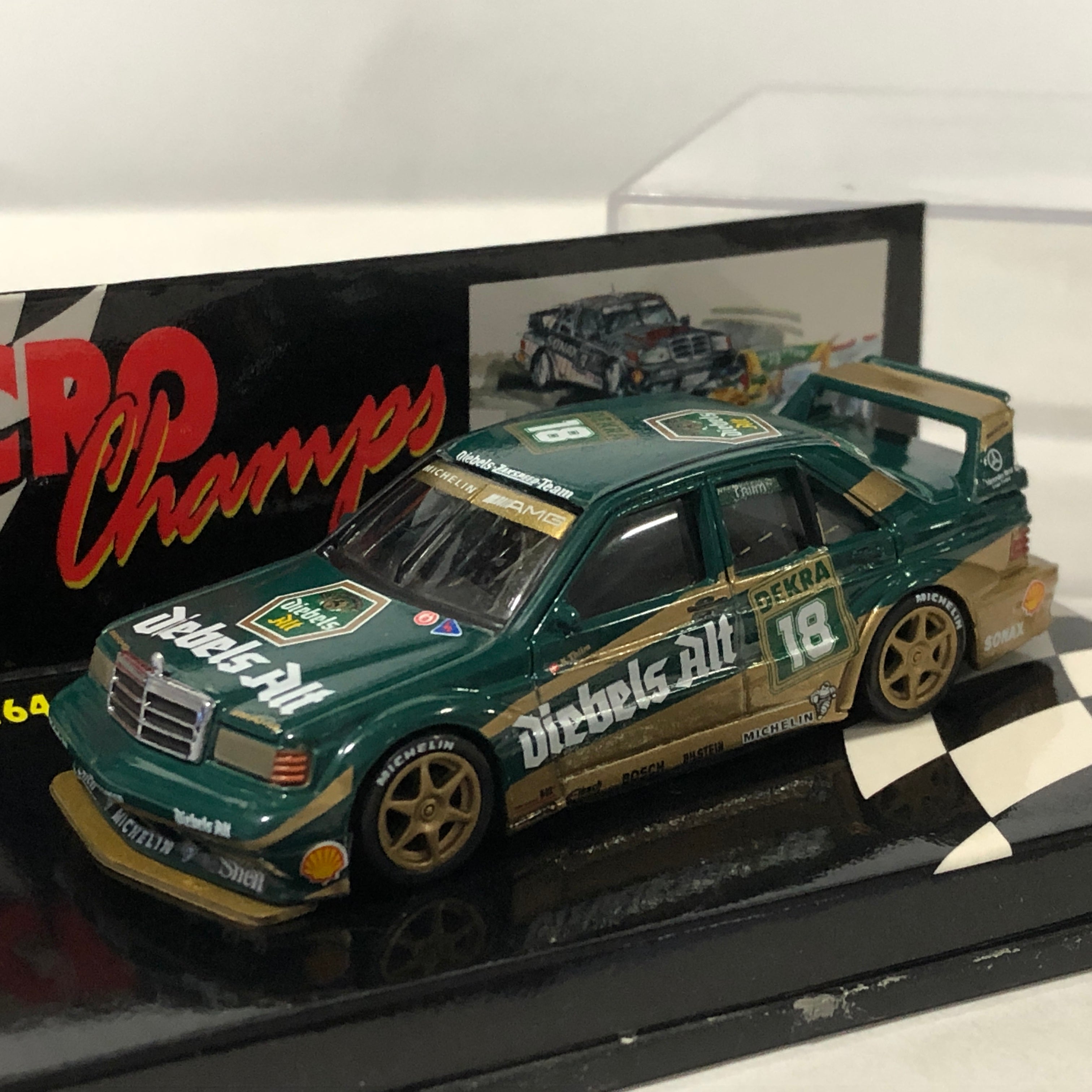Mercedes-Benz 190E Evo 2 1992 N 18 Thiim by Microchamps 1:64