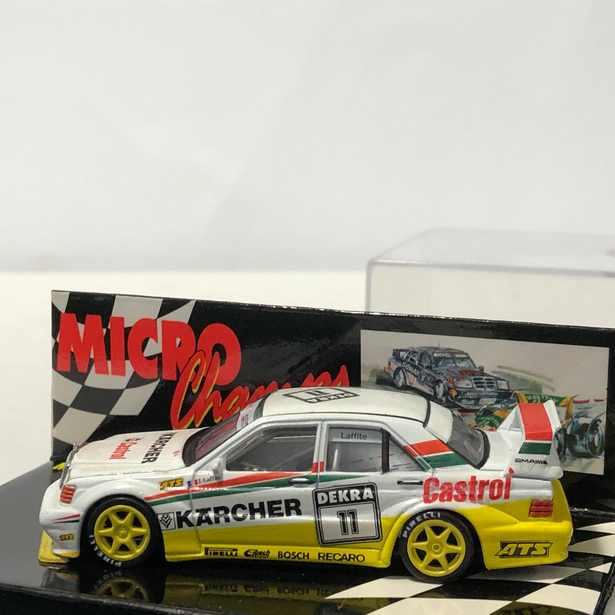 Mercedes-Benz 190E Evo 2 1992 N 11 Lafitte by Microchamps 1:64 (MCH651106)